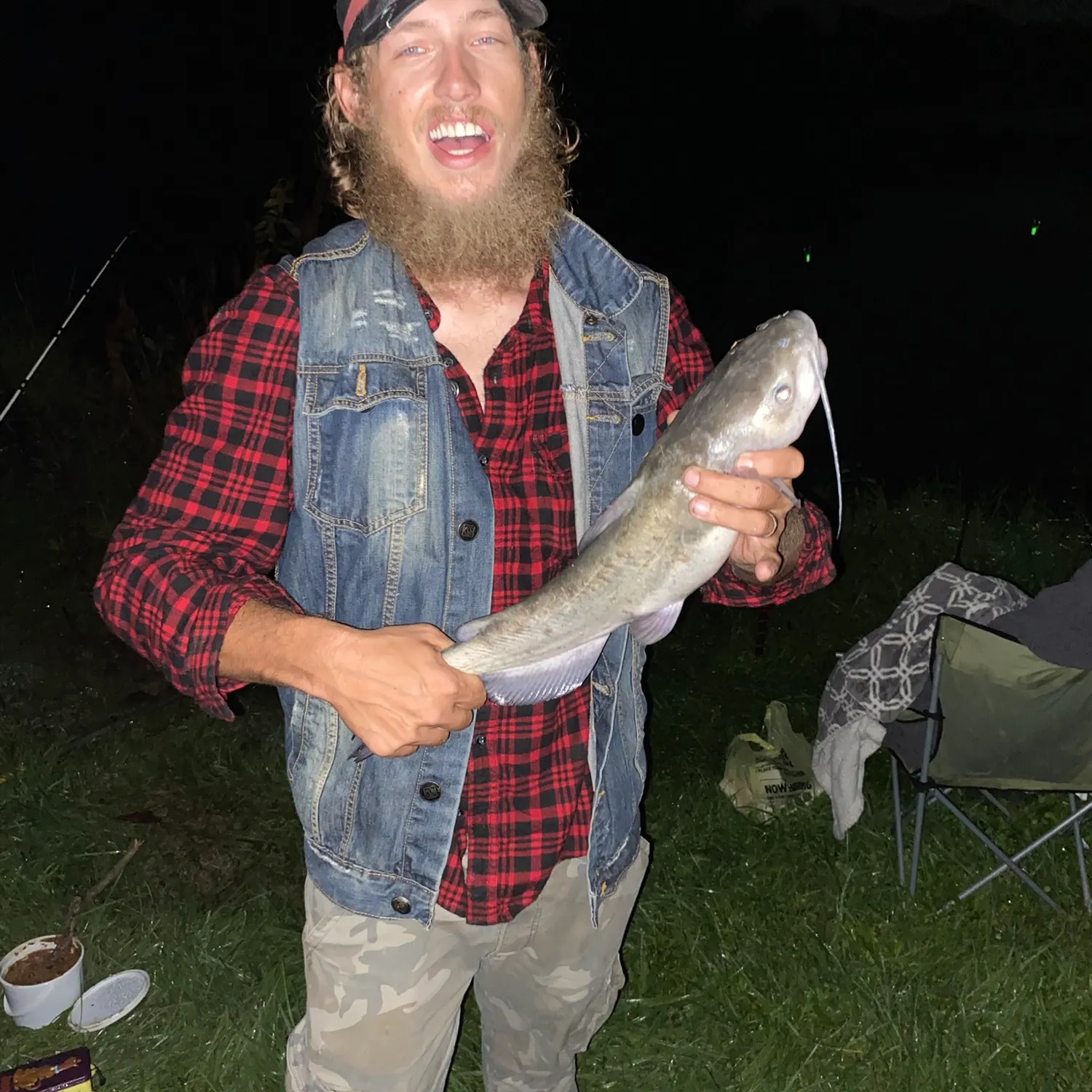 Channel catfish caught on Fishbrain
