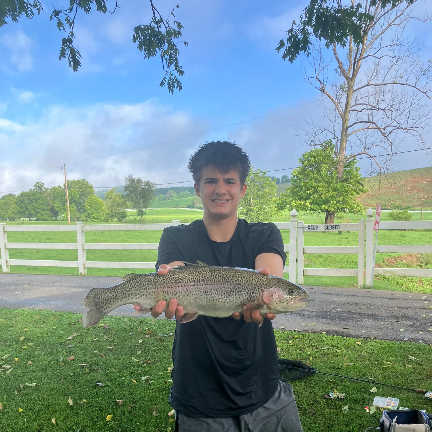Rainbow trout caught on Fishbrain