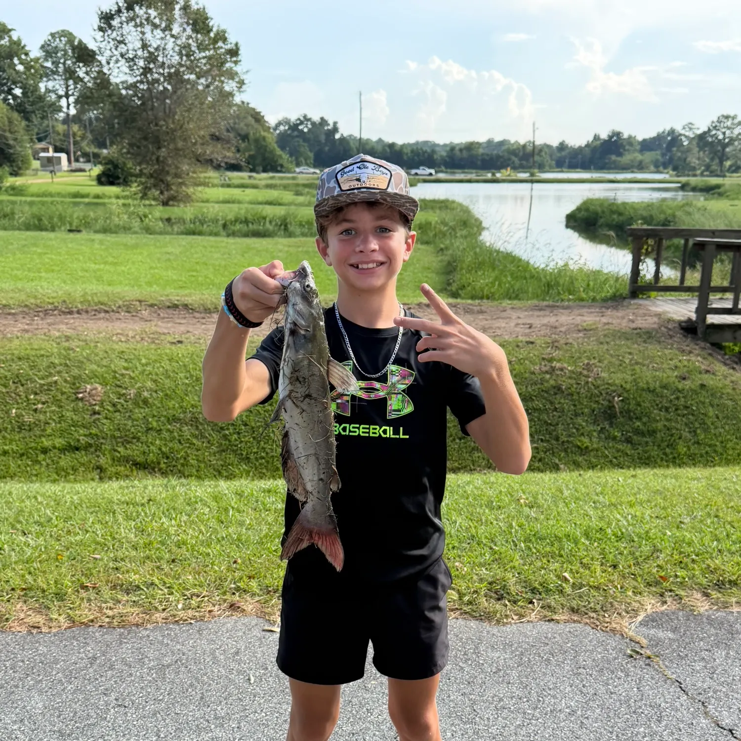 Channel catfish caught on Fishbrain