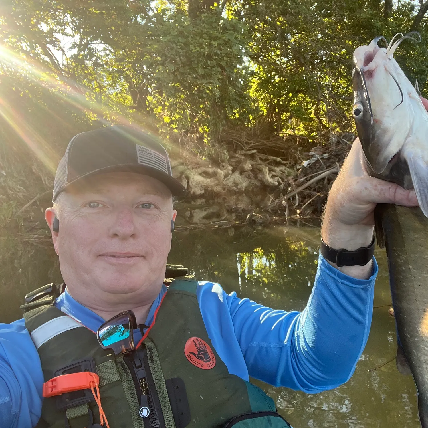 Channel catfish caught on Fishbrain