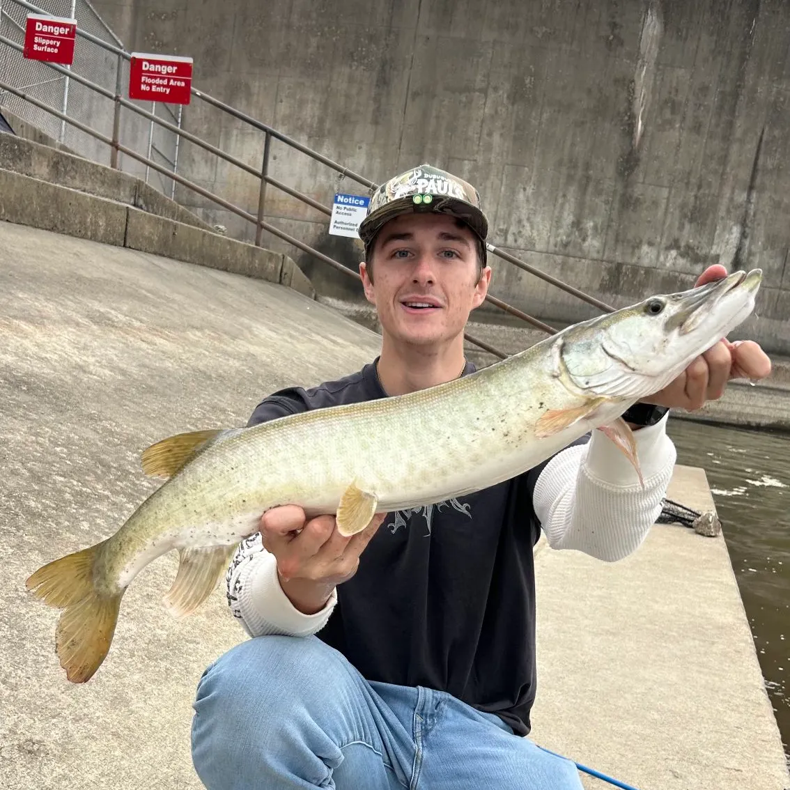 Muskie caught on Fishbrain