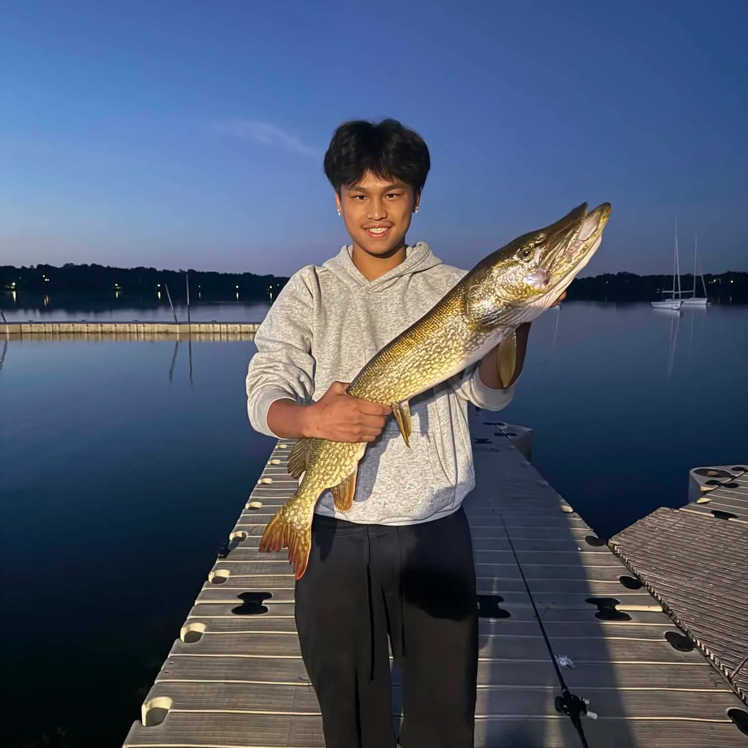 Northern pike caught on Fishbrain