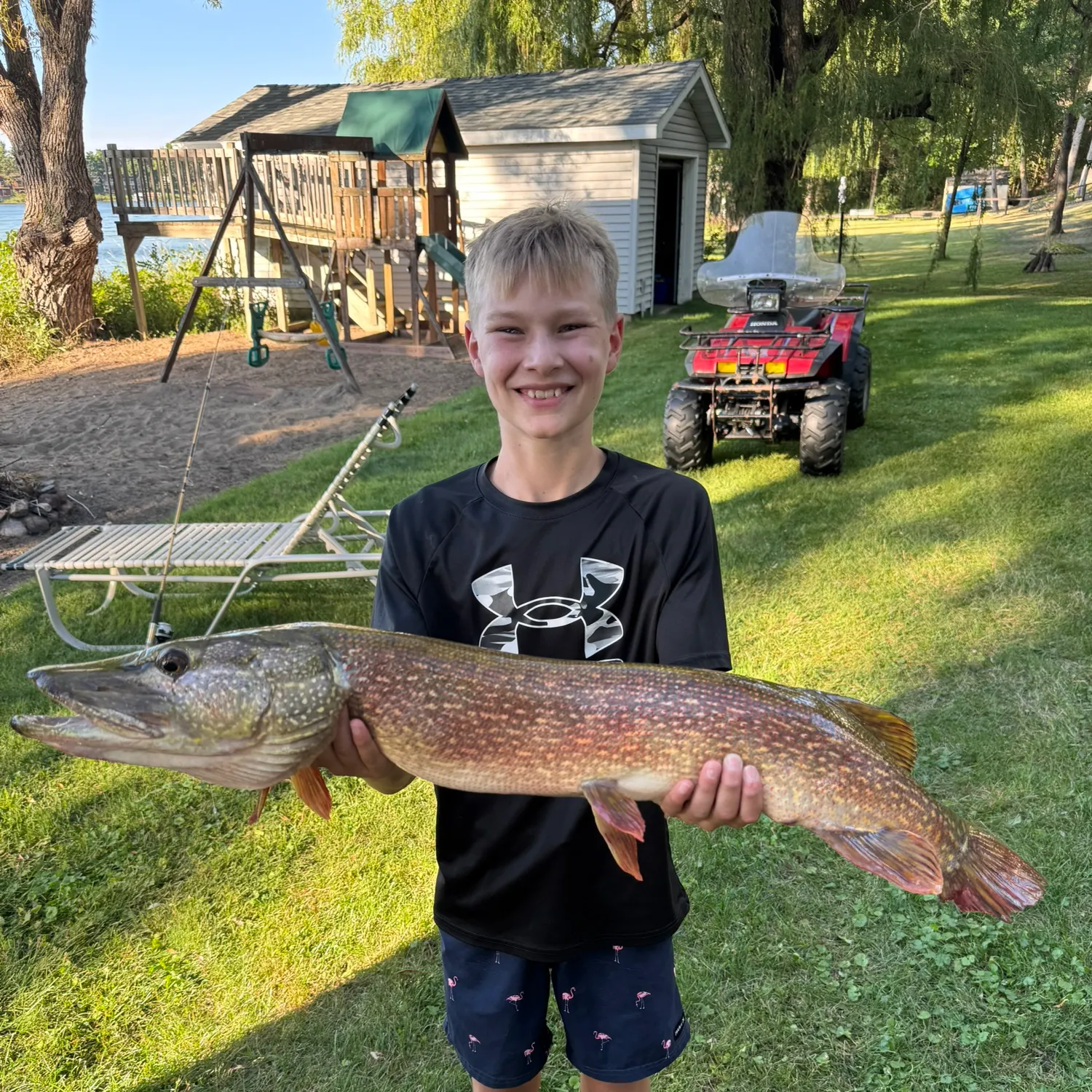 Northern pike caught on Fishbrain