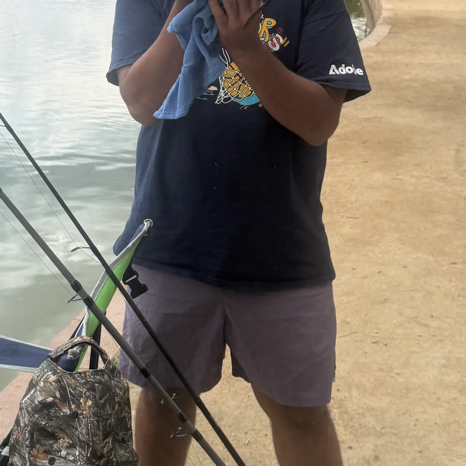 Black bullhead caught on Fishbrain