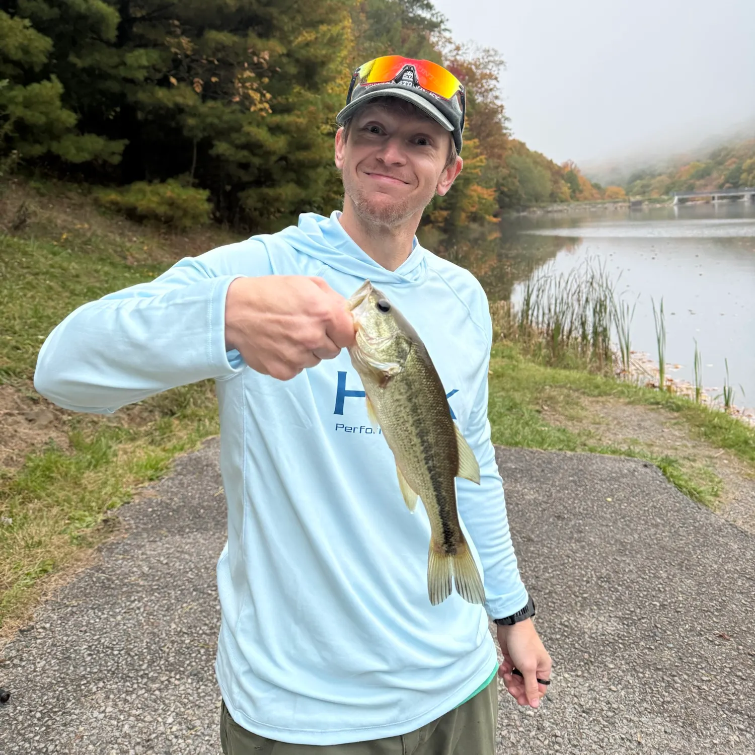 Spotted bass caught on Fishbrain