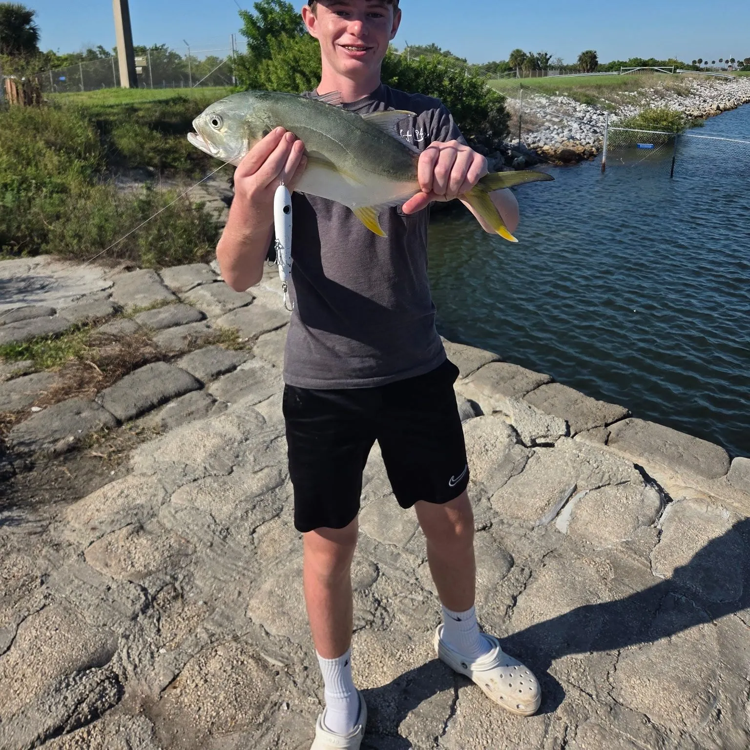 Crevalle jack caught on Fishbrain