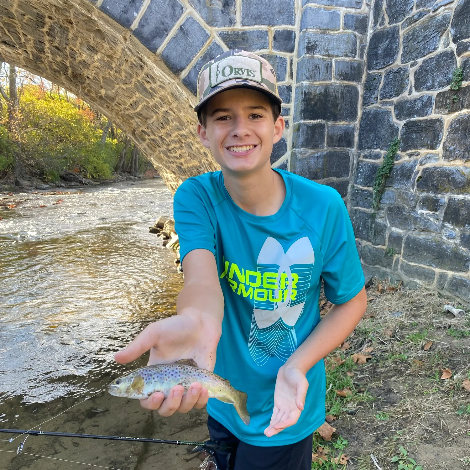 Brown trout caught on Fishbrain