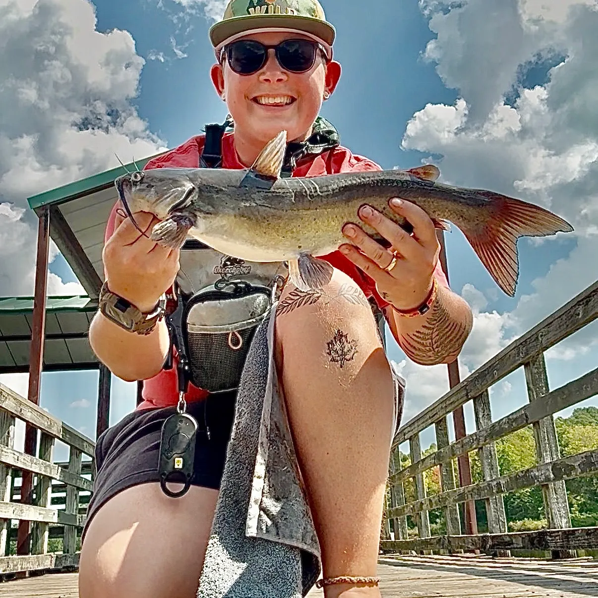 Channel catfish caught on Fishbrain