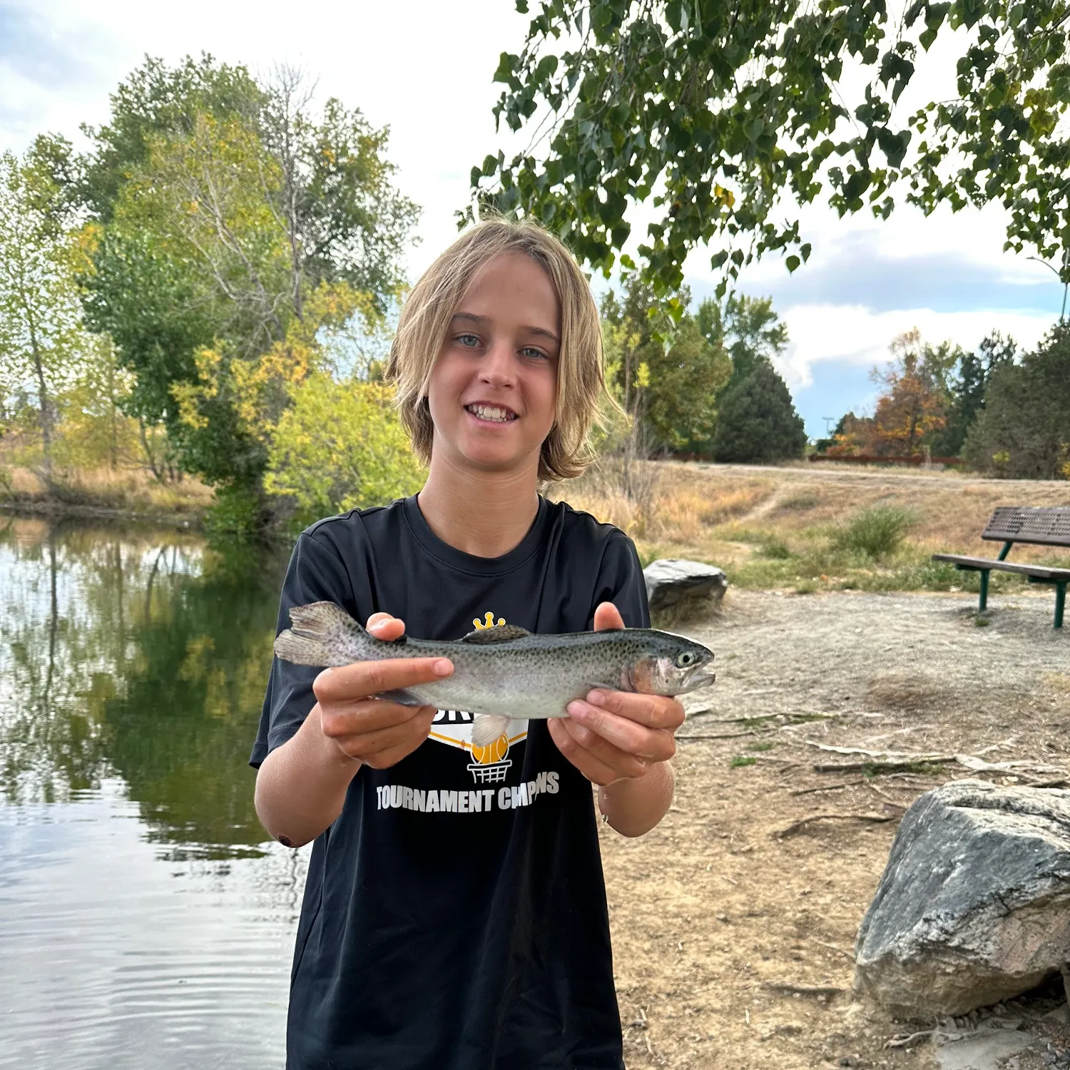 Rainbow trout caught on Fishbrain
