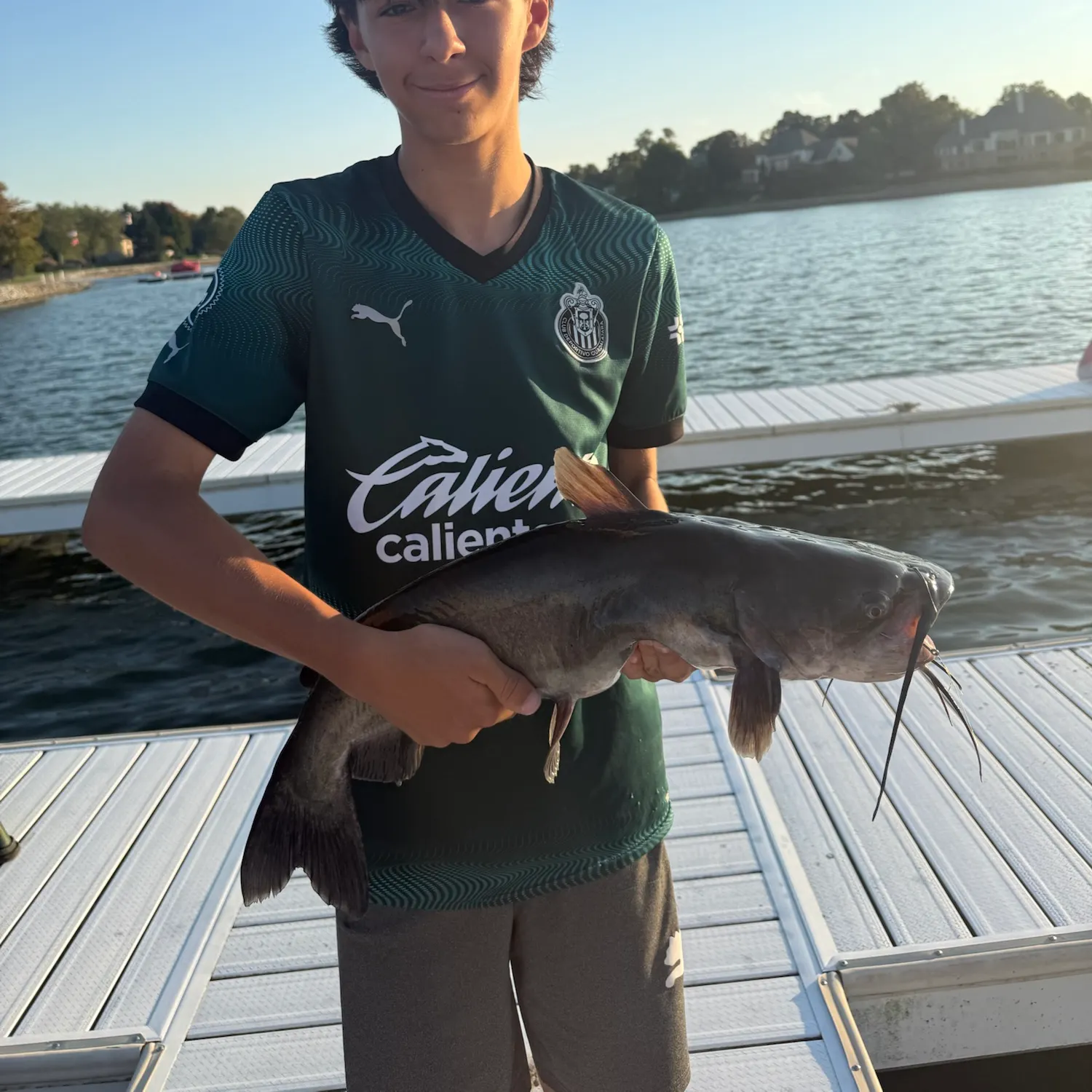 Channel catfish caught on Fishbrain