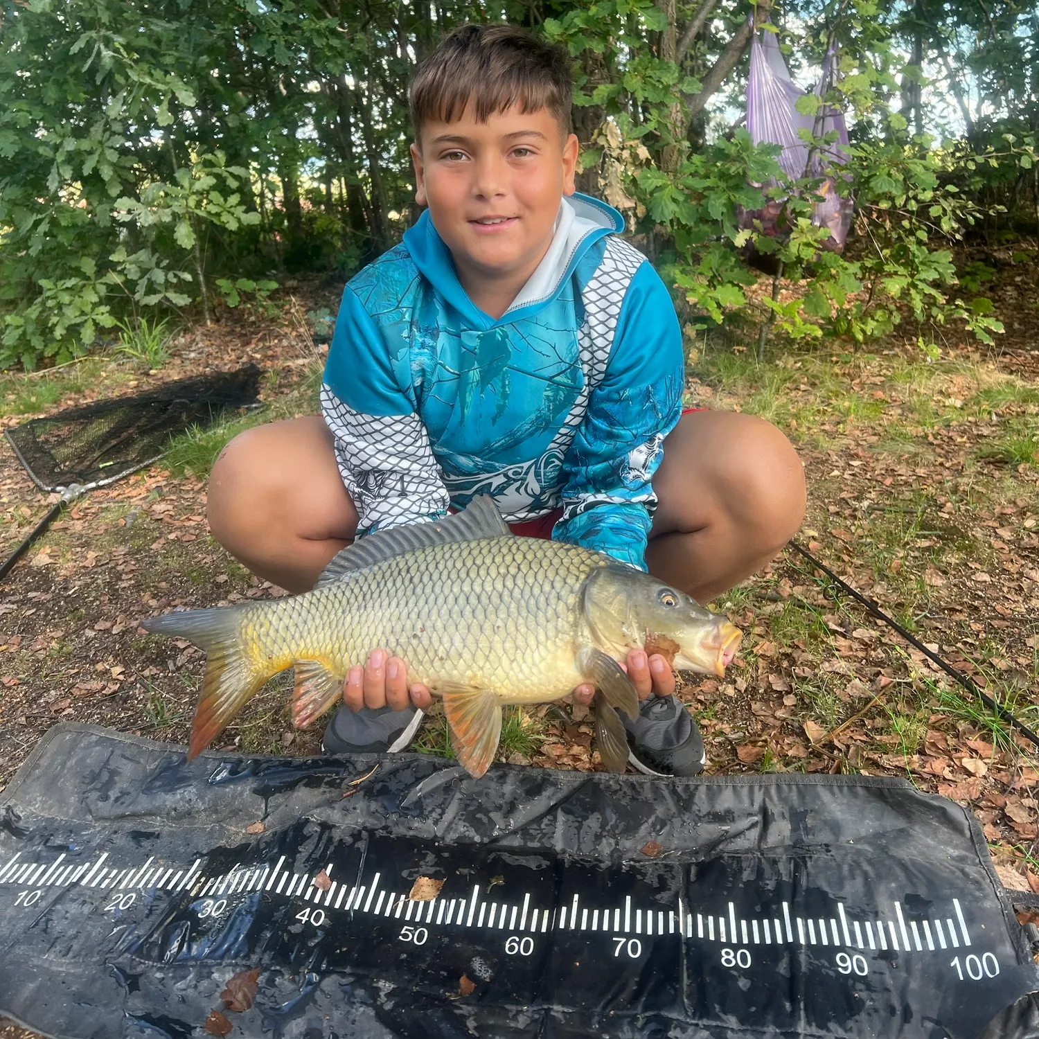 Common carp caught on Fishbrain