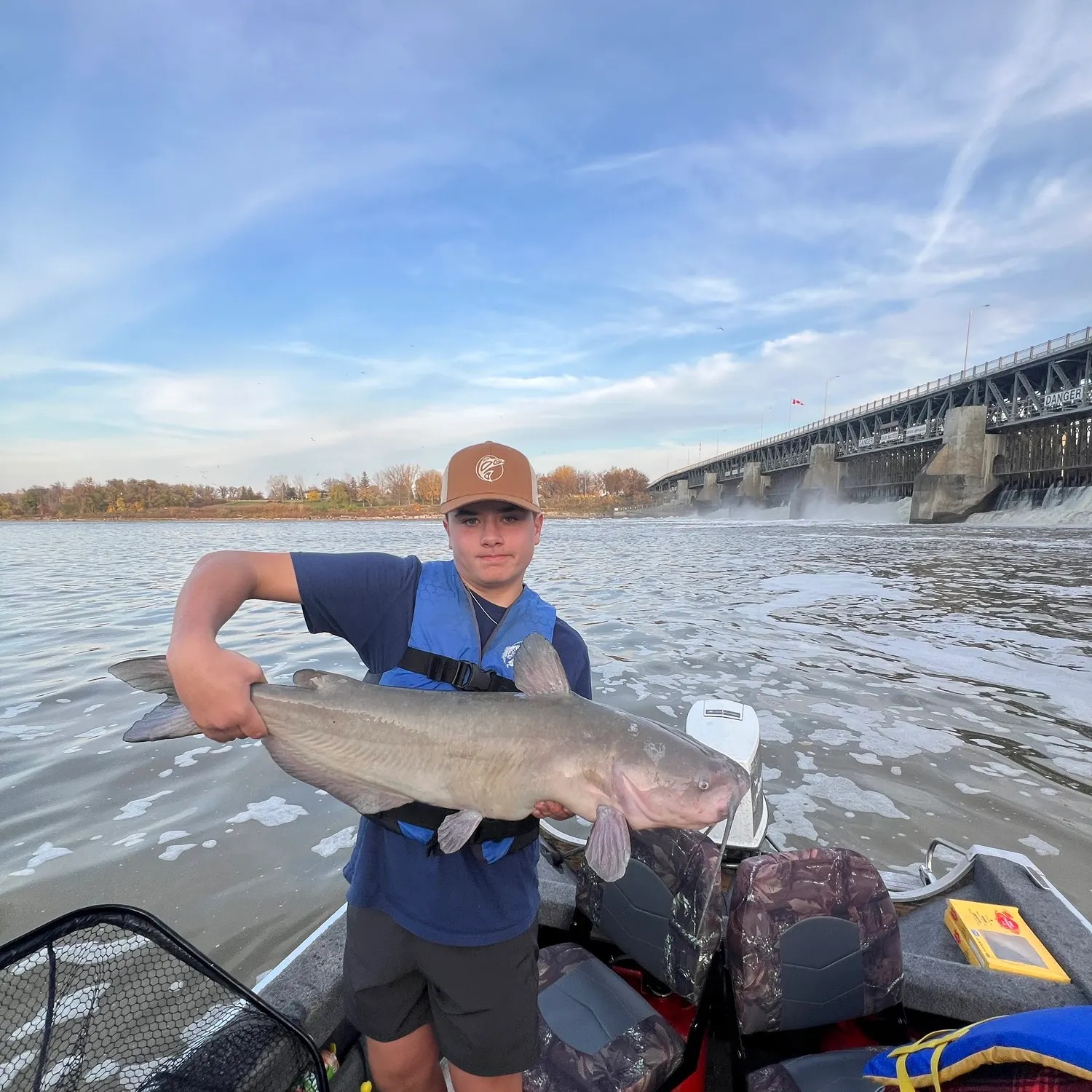 Channel catfish caught on Fishbrain