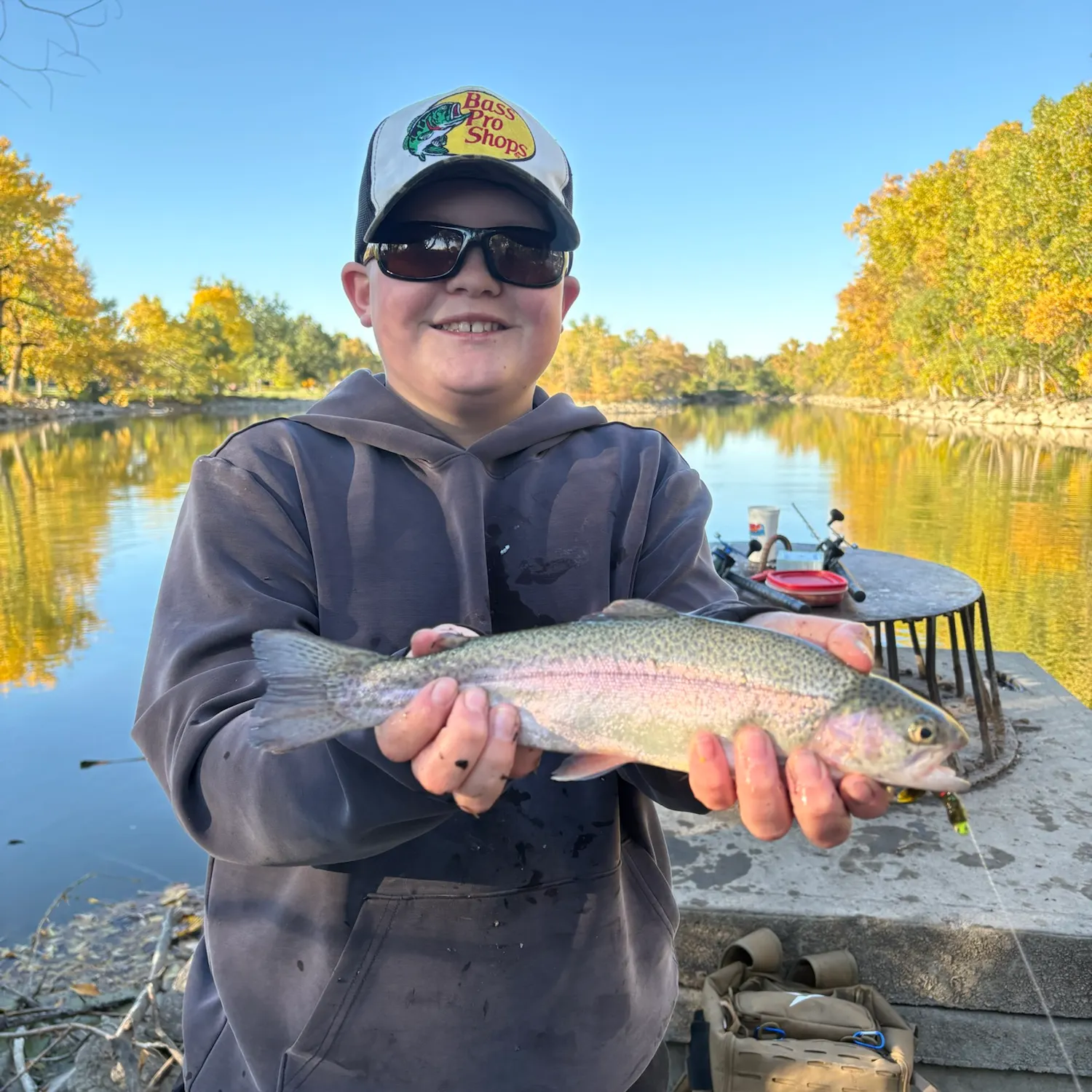 Rainbow trout caught on Fishbrain