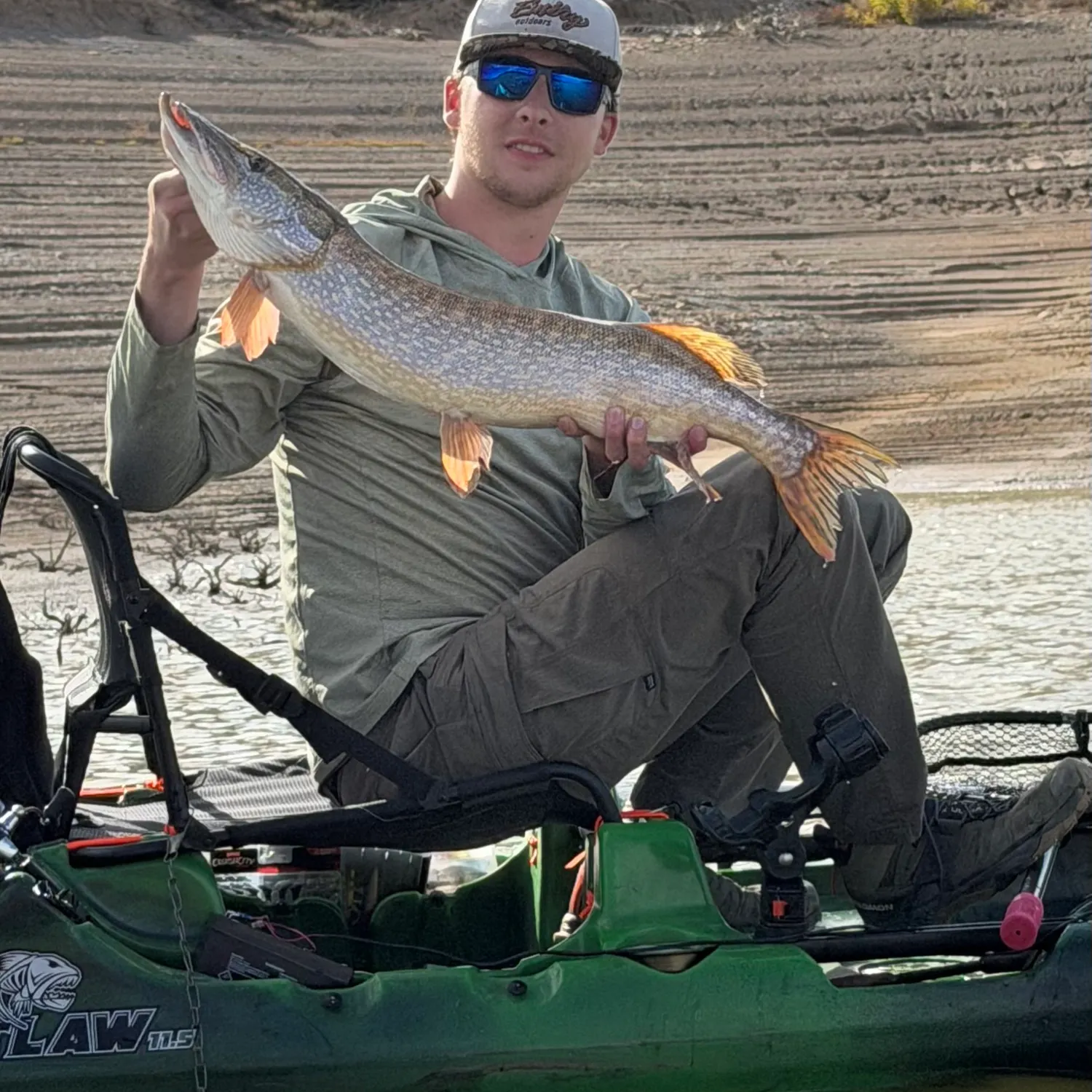 Northern pike caught on Fishbrain