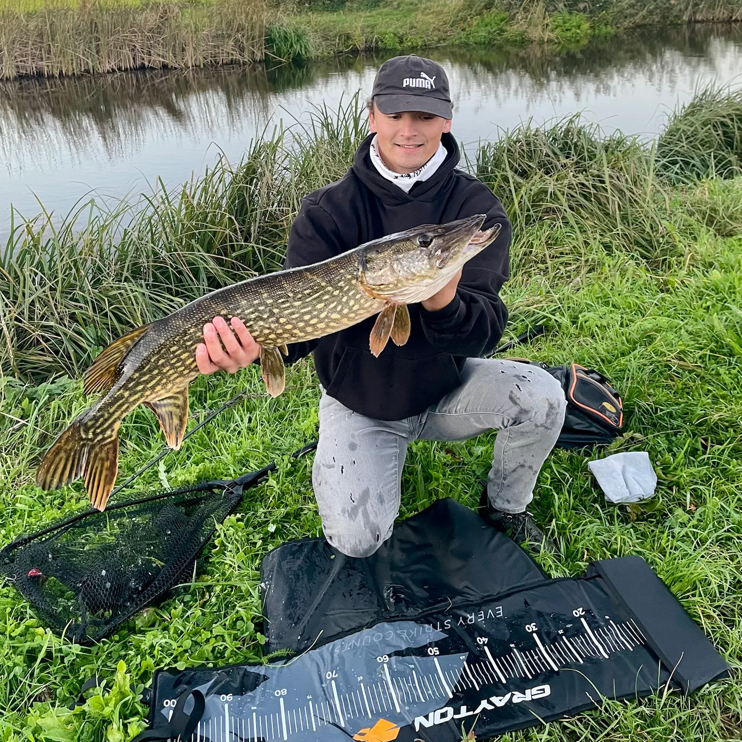 Northern pike caught on Fishbrain