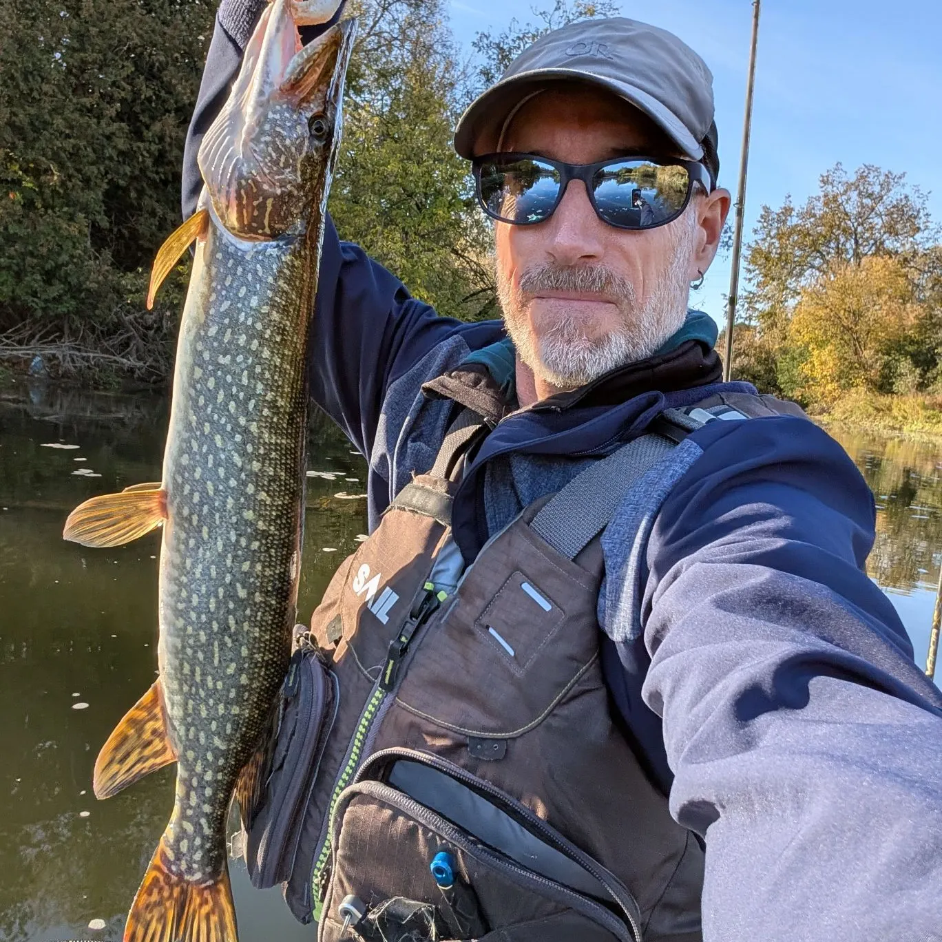 Northern pike caught on Fishbrain