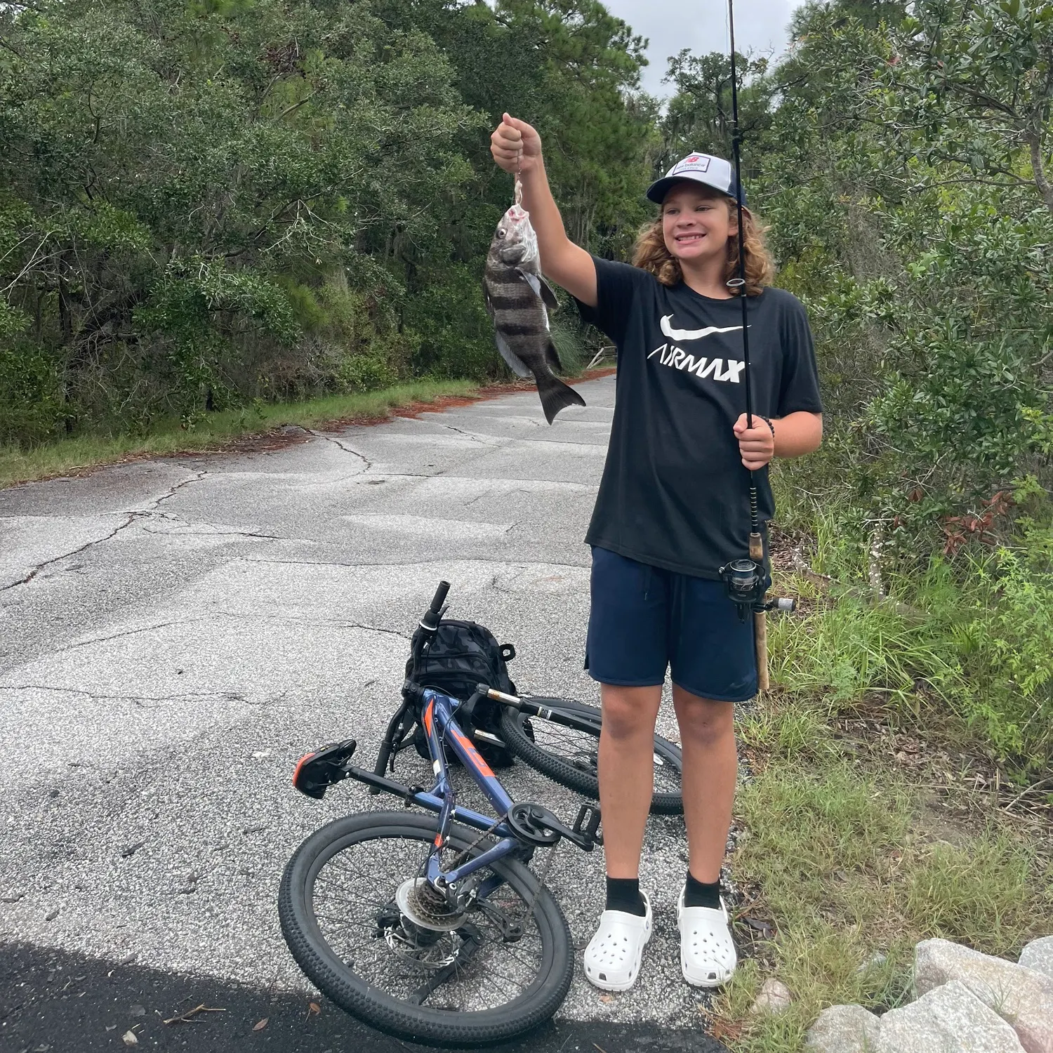 Black drum caught on Fishbrain
