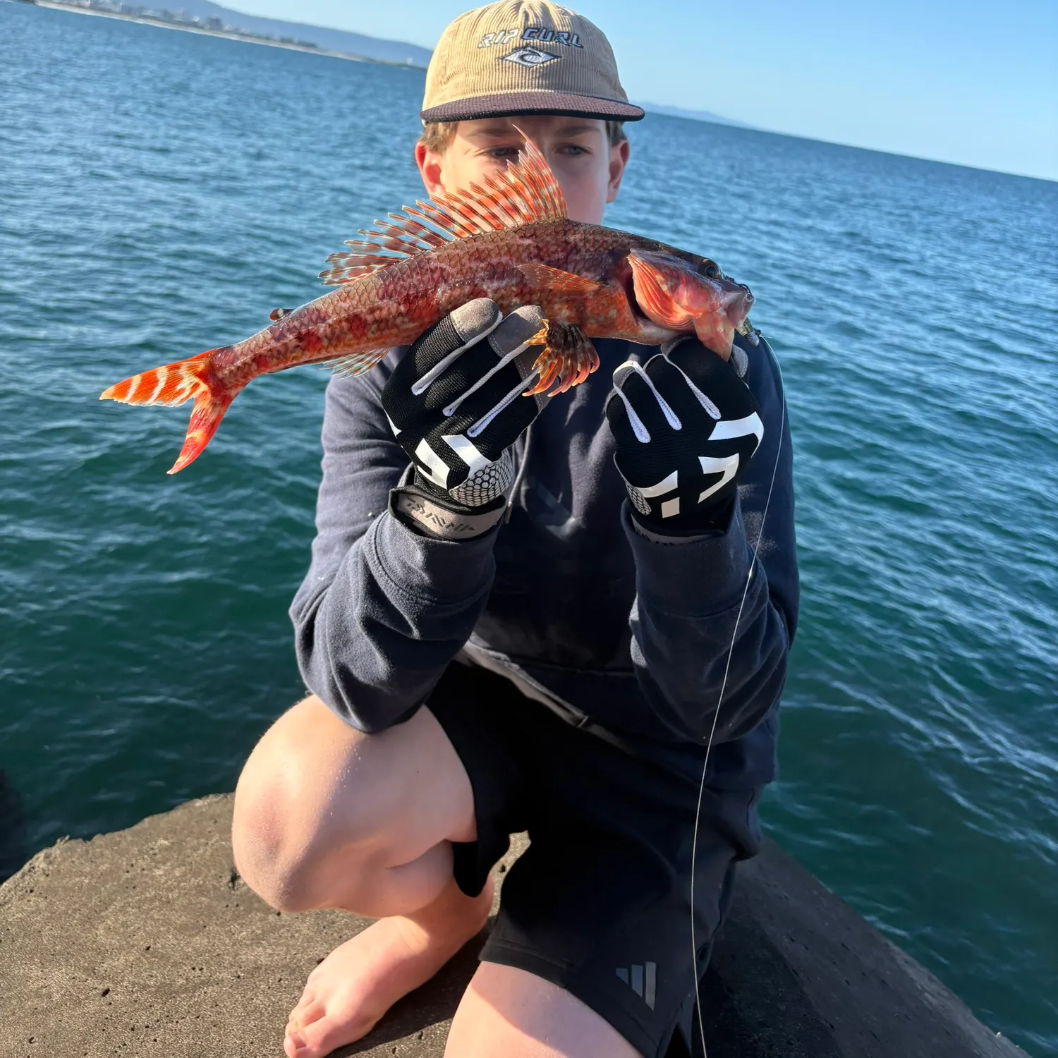 Sergeant Baker caught on Fishbrain