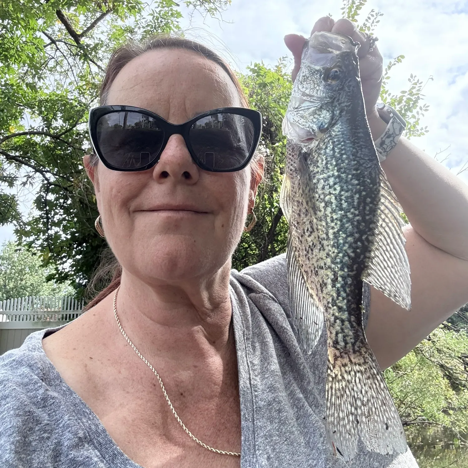 Black crappie caught on Fishbrain