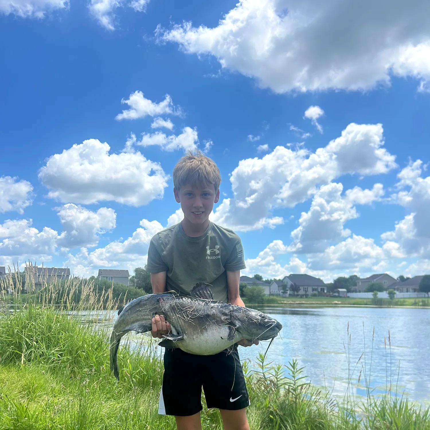 Channel catfish caught on Fishbrain