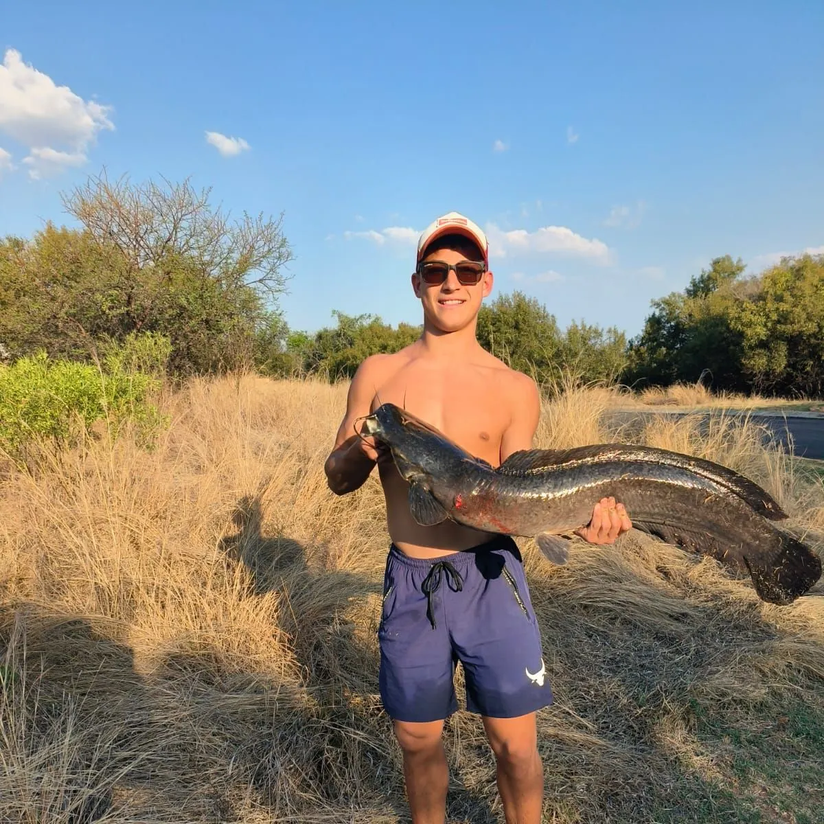 North African catfish caught on Fishbrain