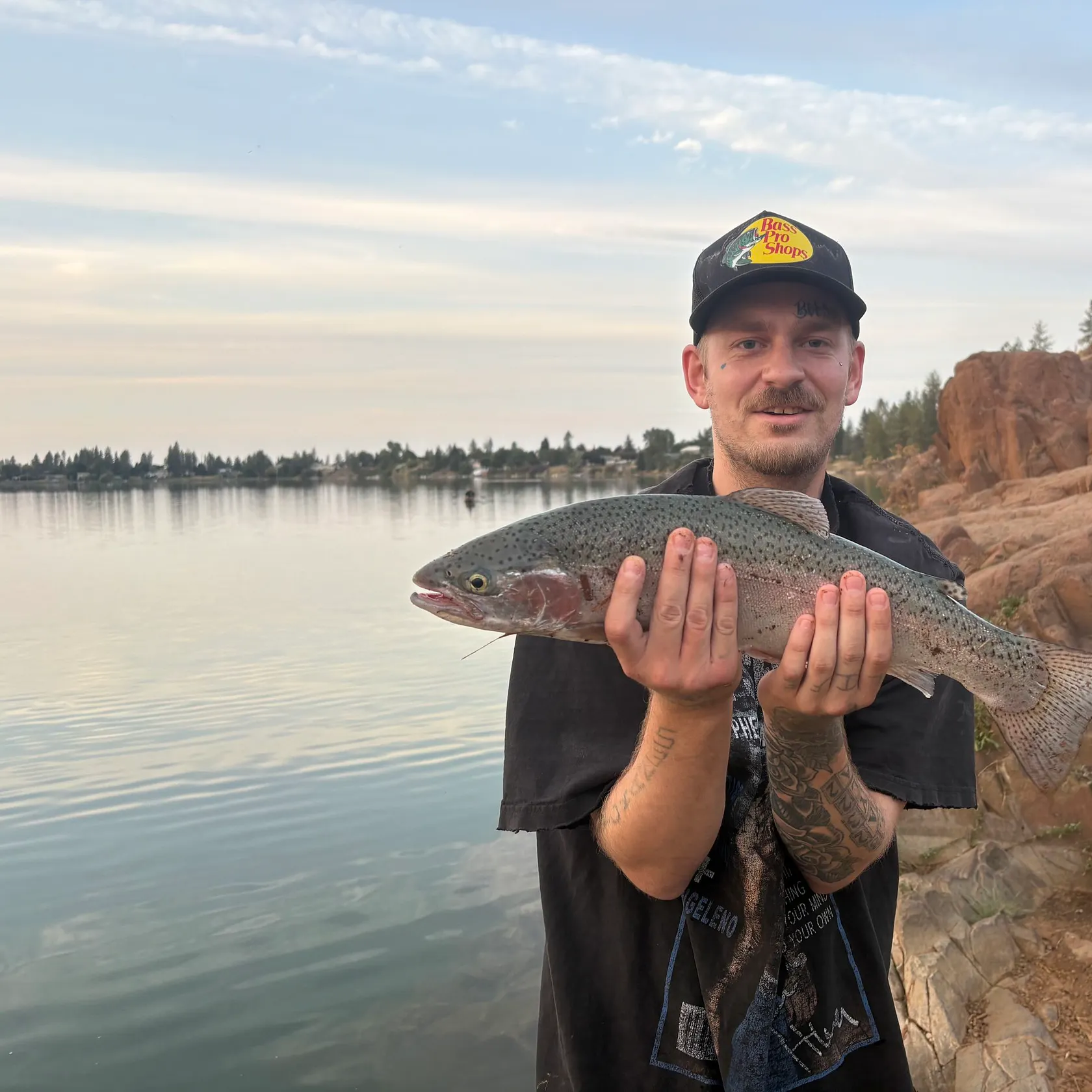 Rainbow trout caught on Fishbrain