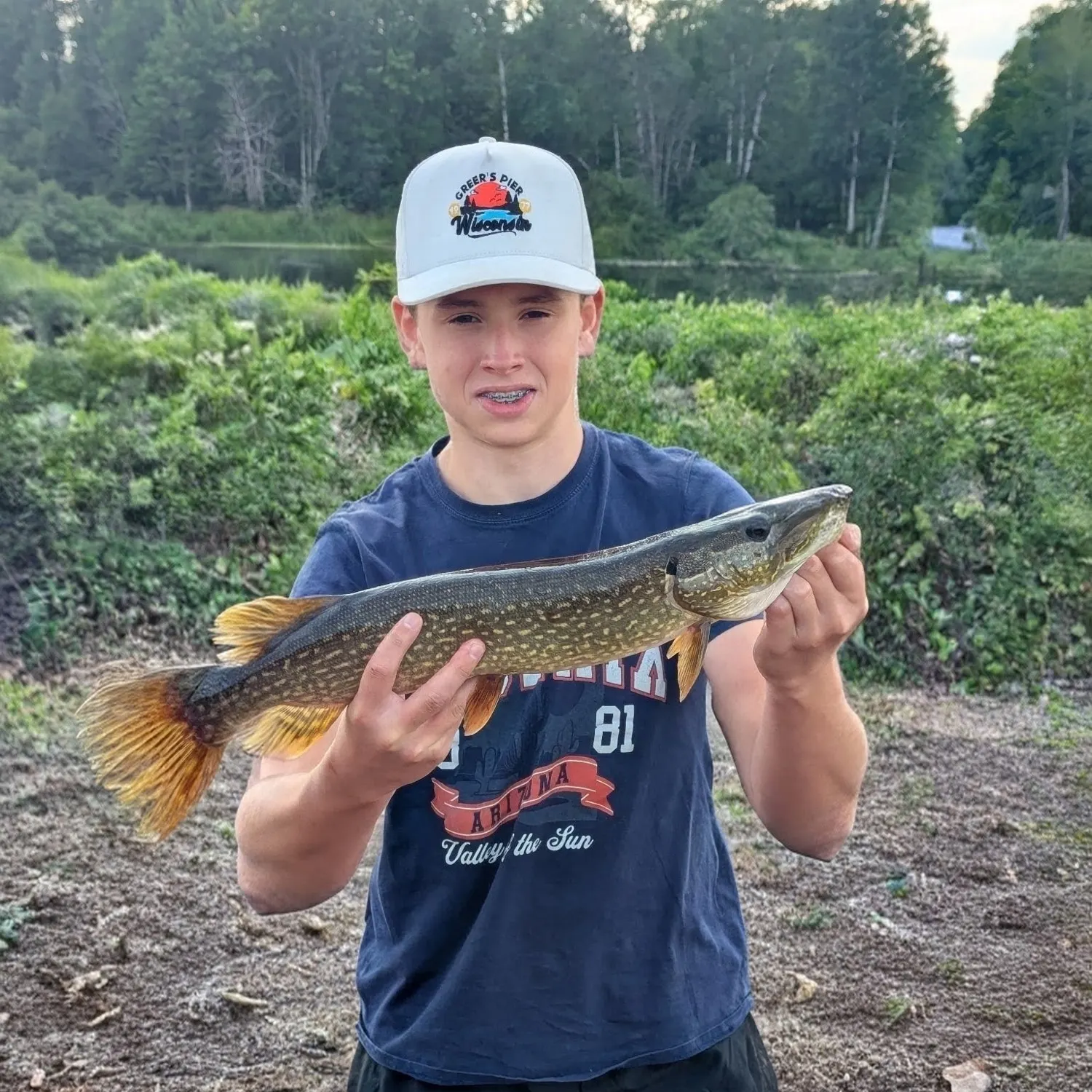 Northern pike caught on Fishbrain