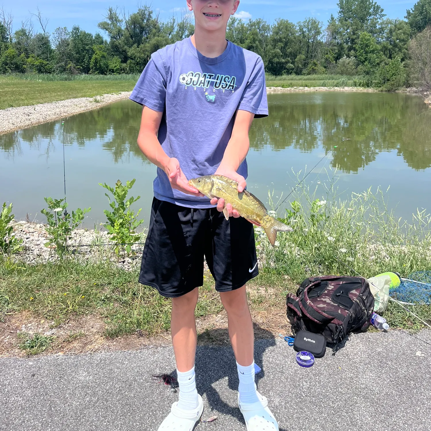 Mirror carp caught on Fishbrain