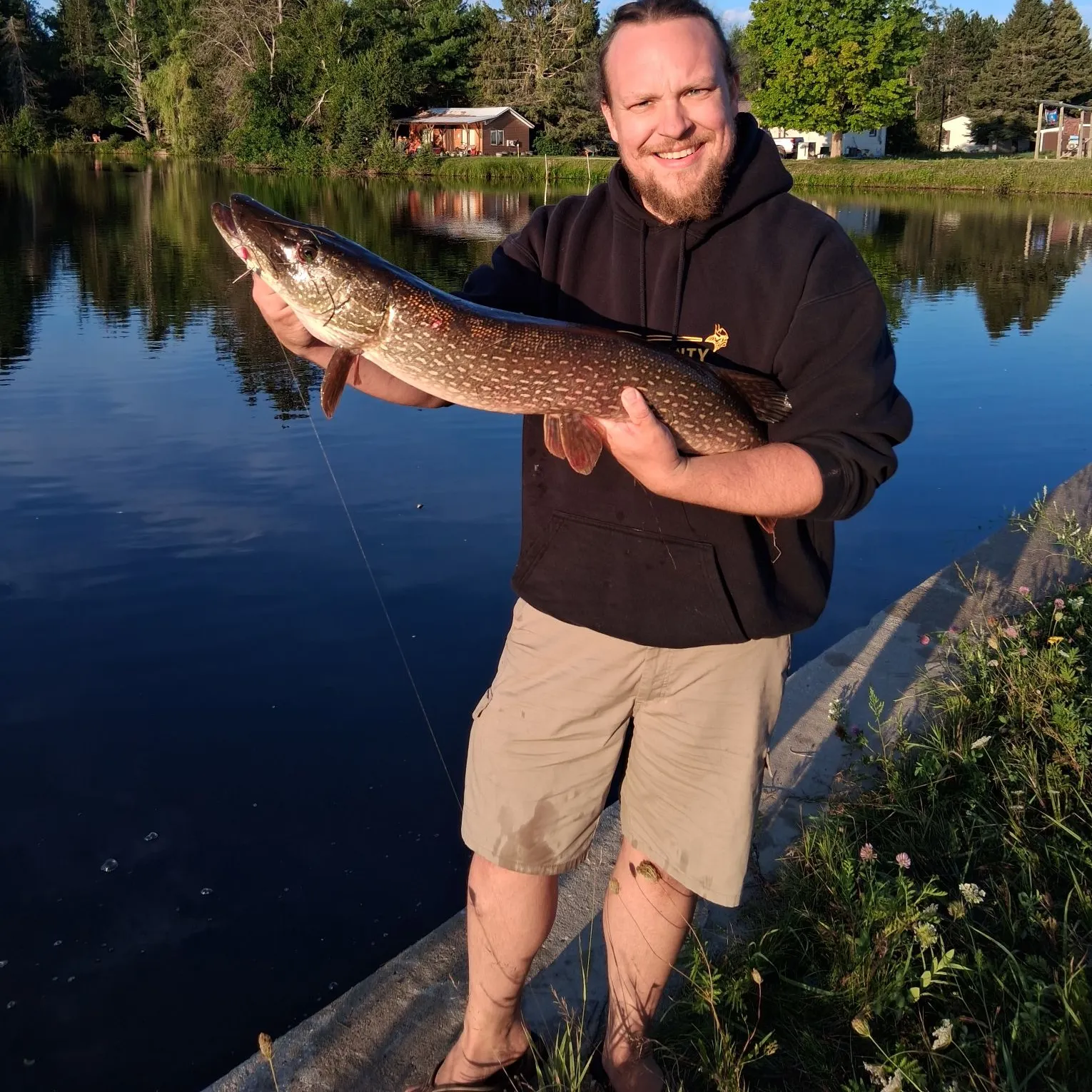 Northern pike caught on Fishbrain