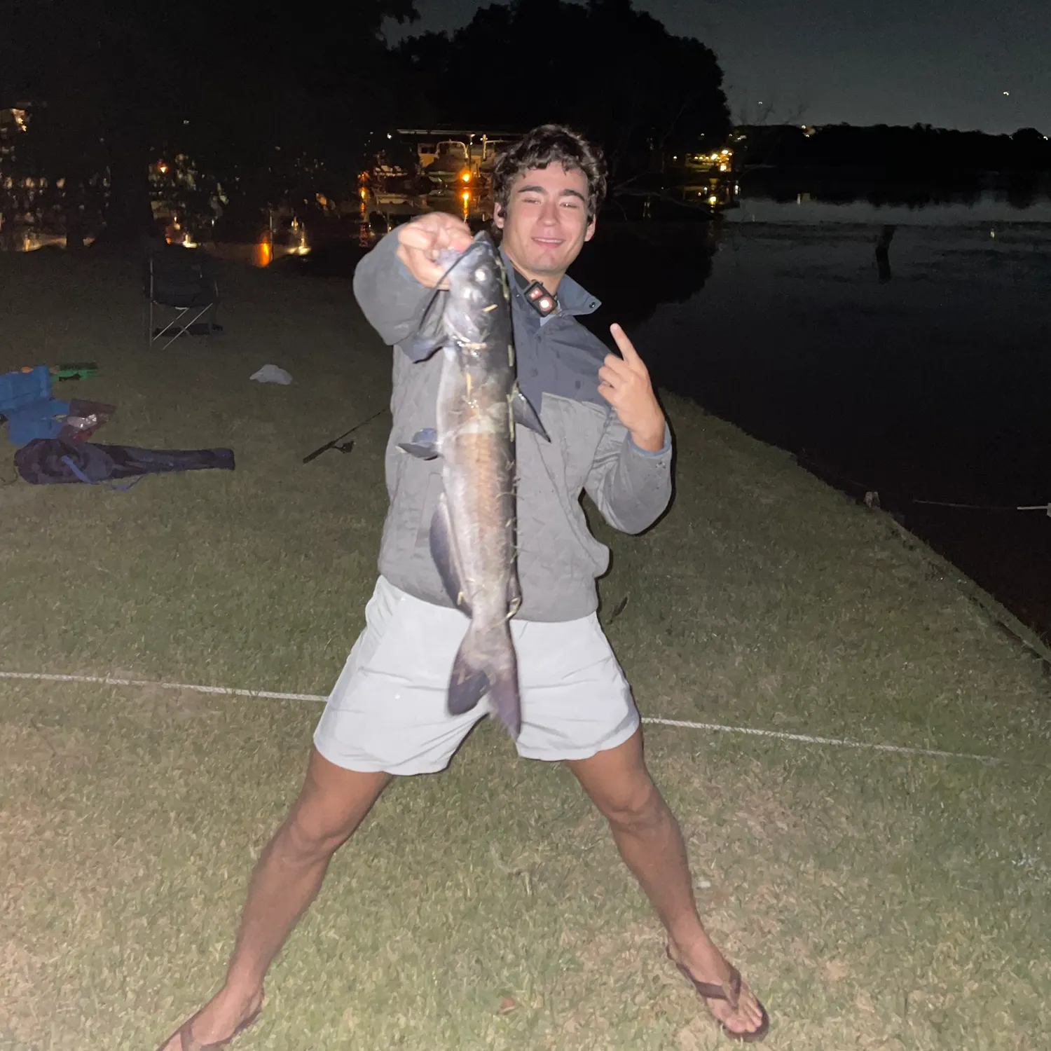 Channel catfish caught on Fishbrain
