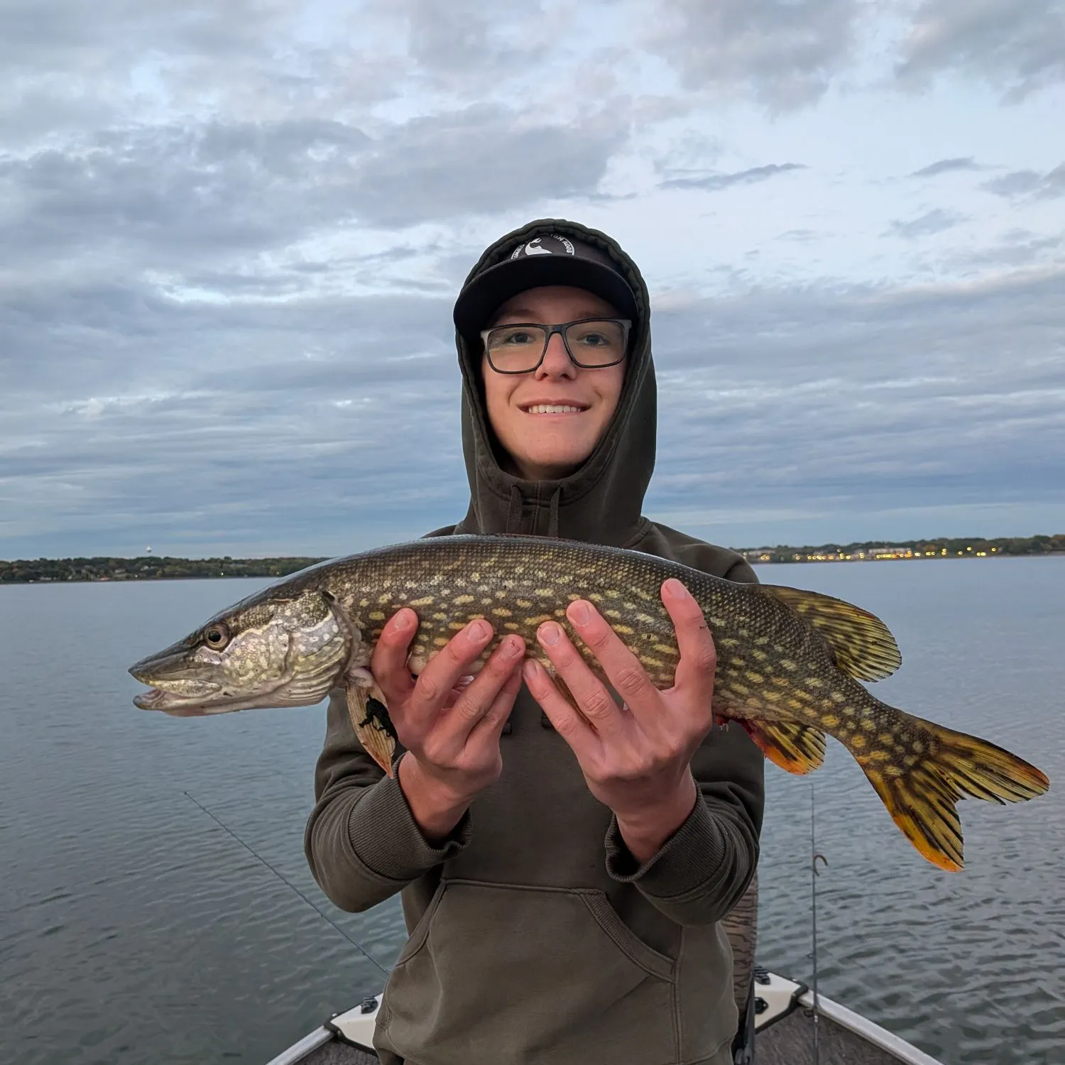 Northern pike caught on Fishbrain