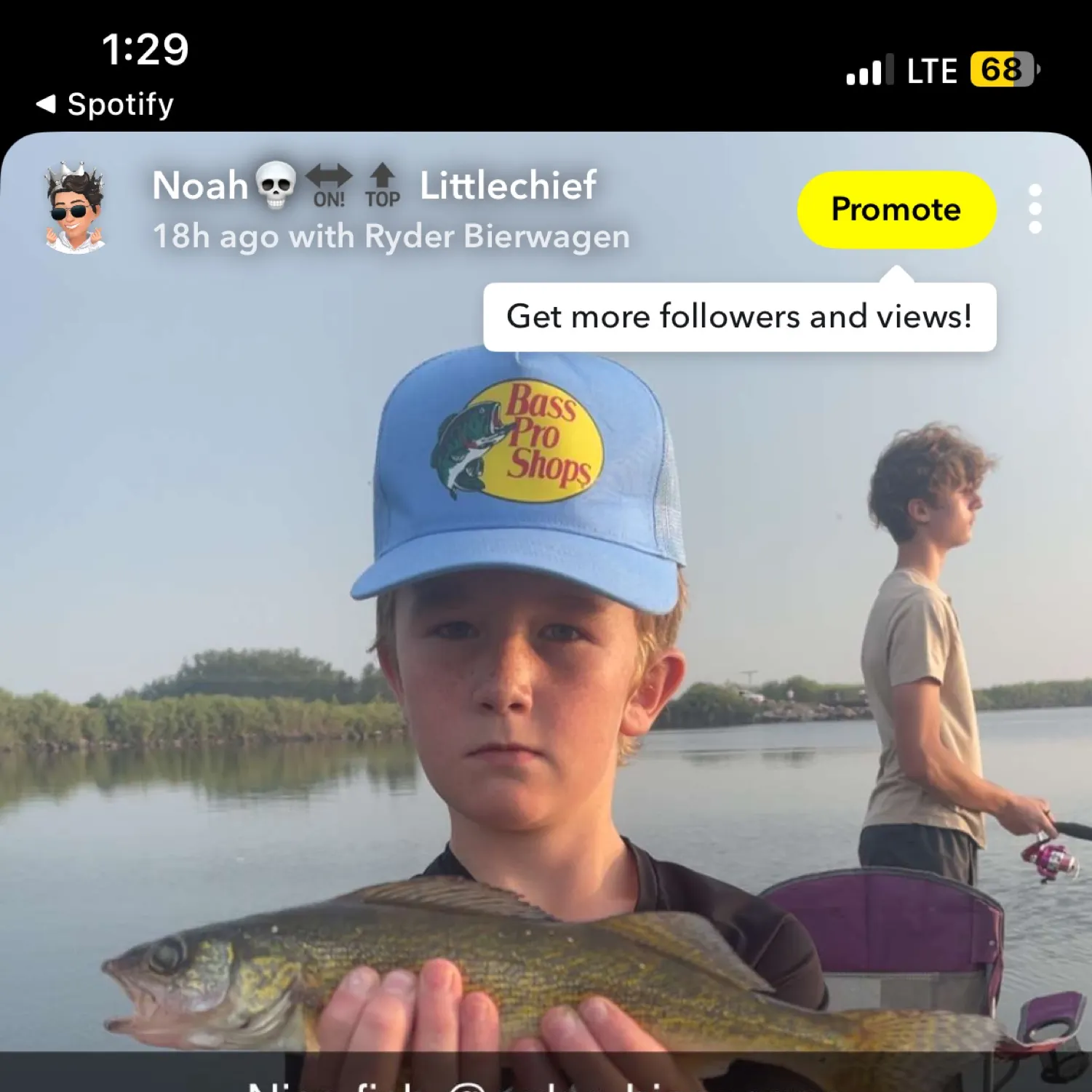 recently logged catches