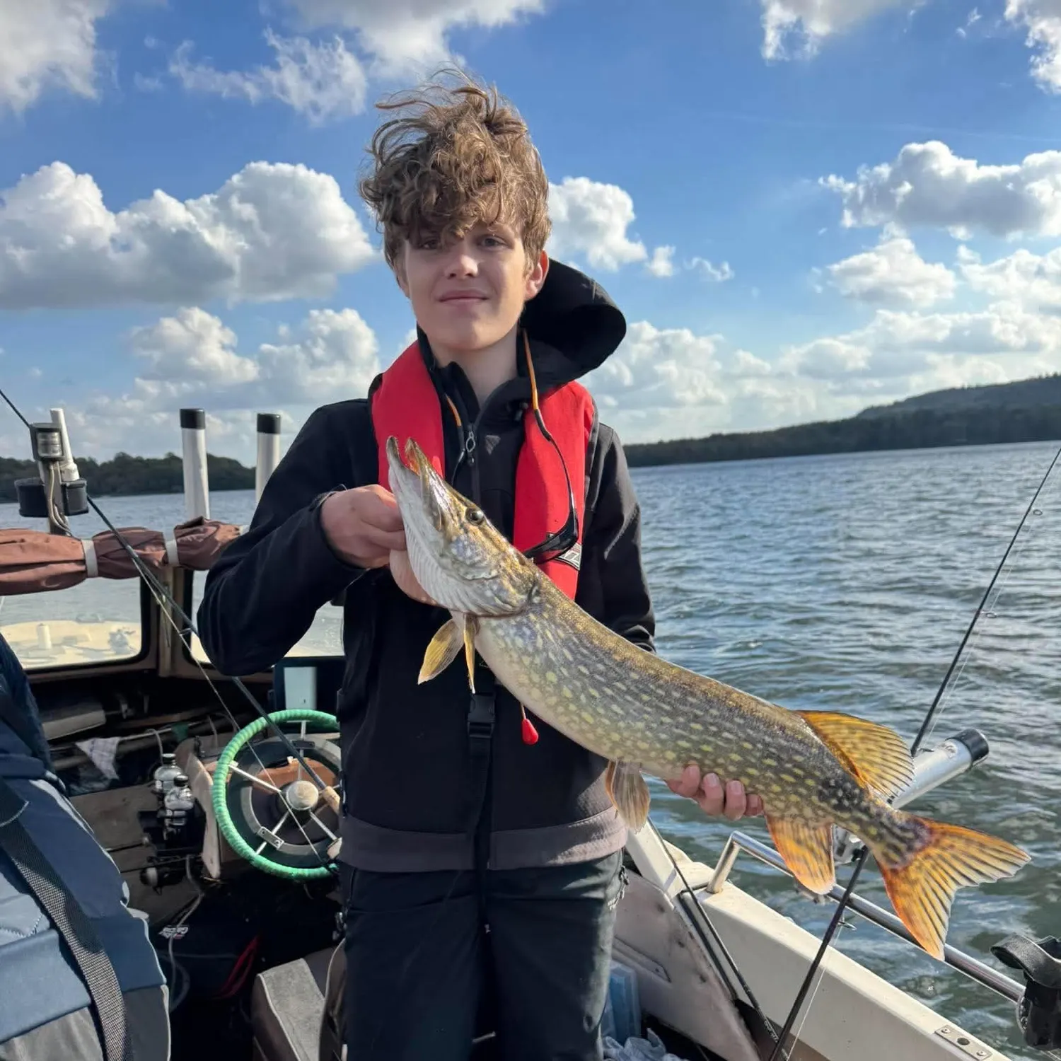 Northern pike caught on Fishbrain