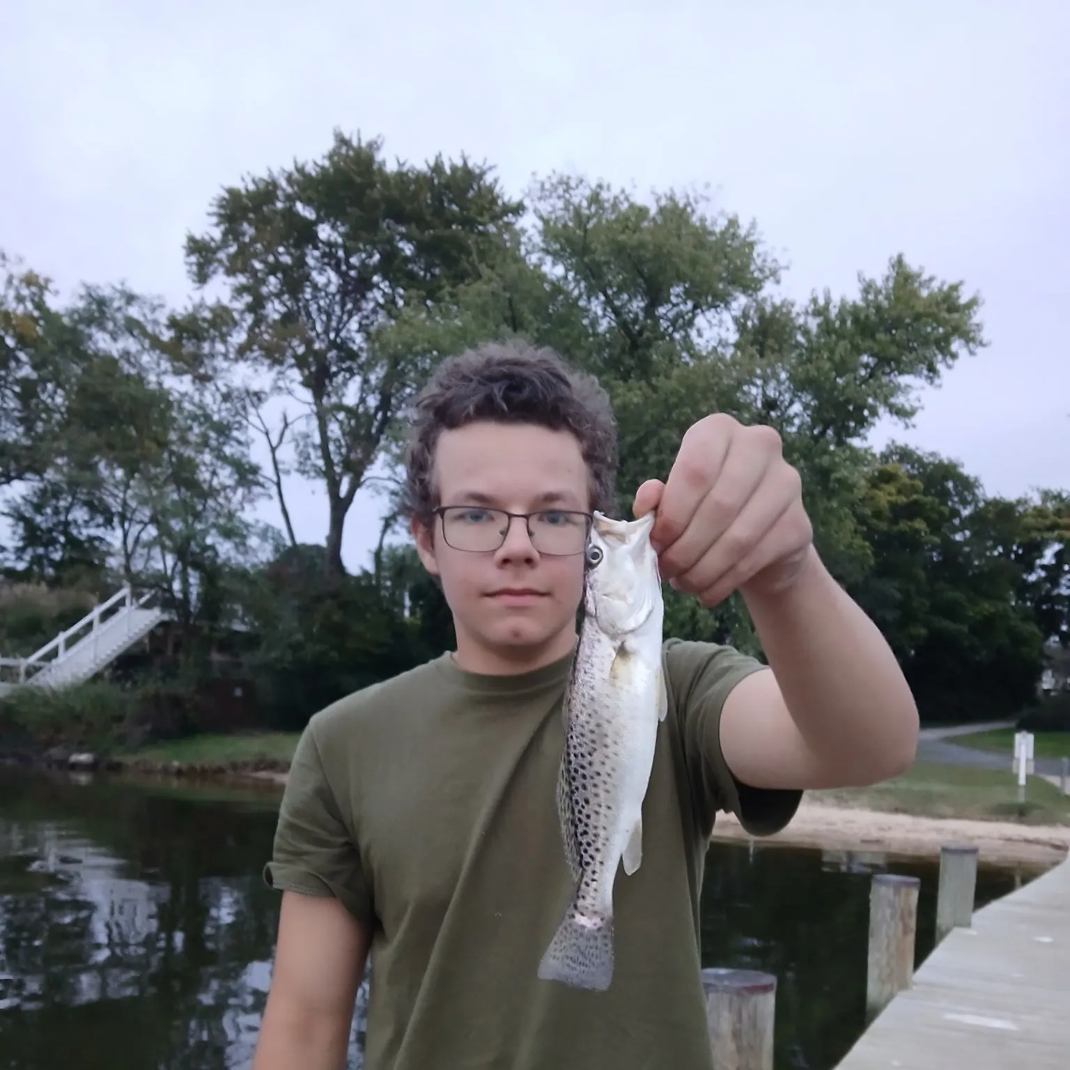 Spotted seatrout caught on Fishbrain