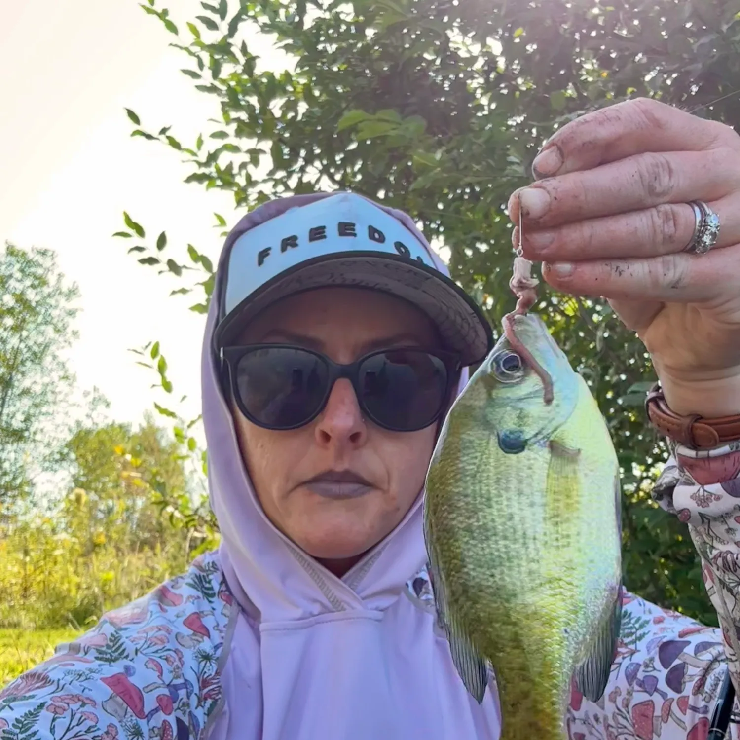 Bluegill caught on Fishbrain
