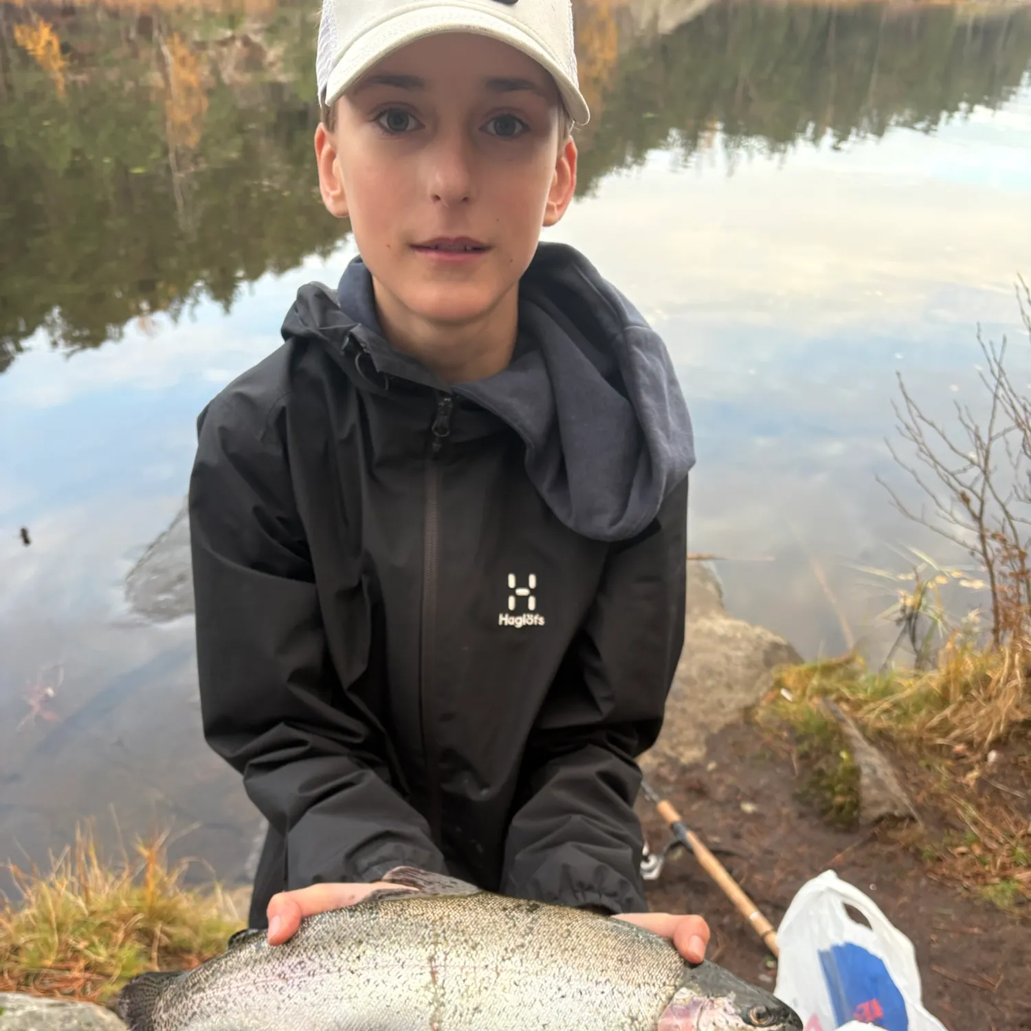 Rainbow trout caught on Fishbrain