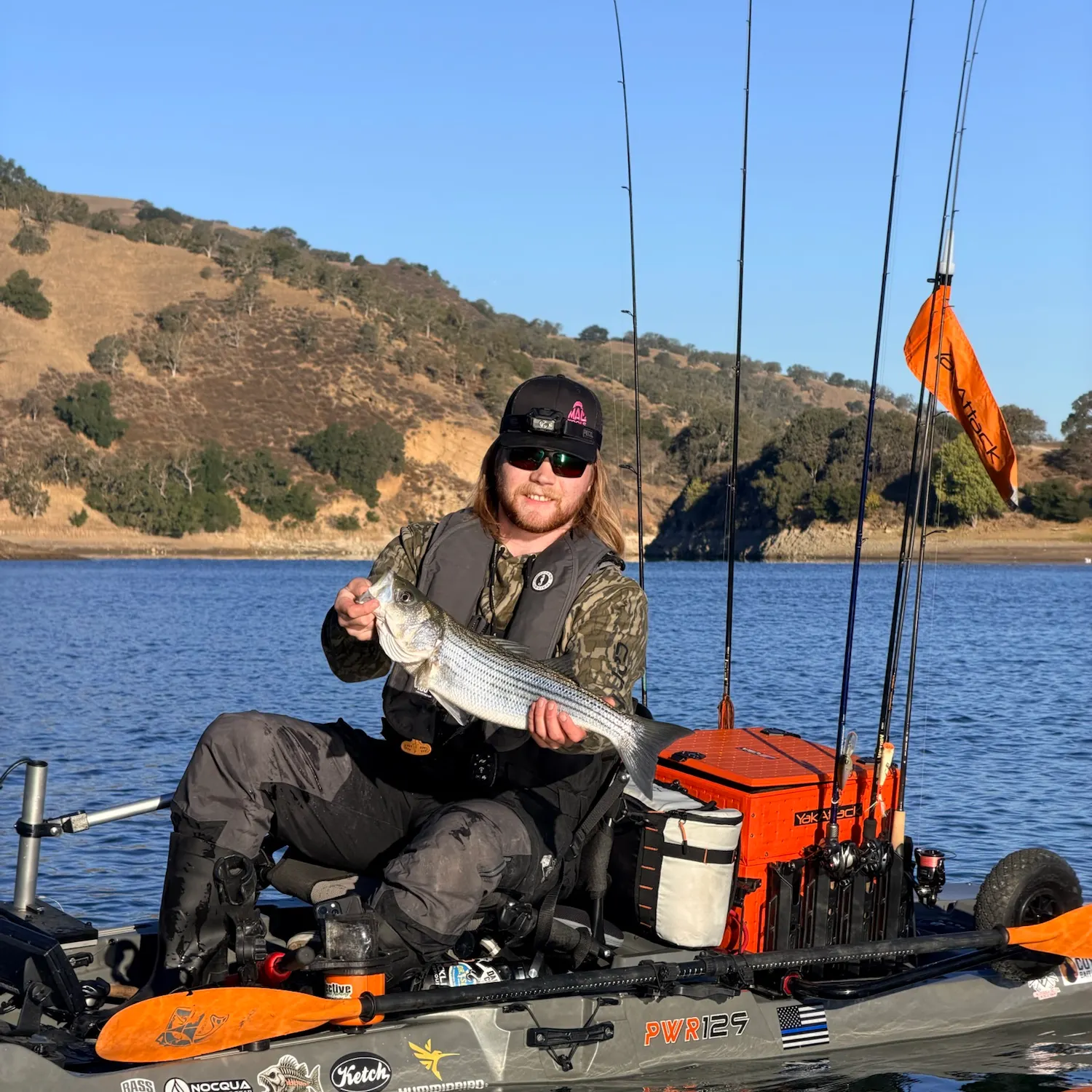 Striped bass caught on Fishbrain