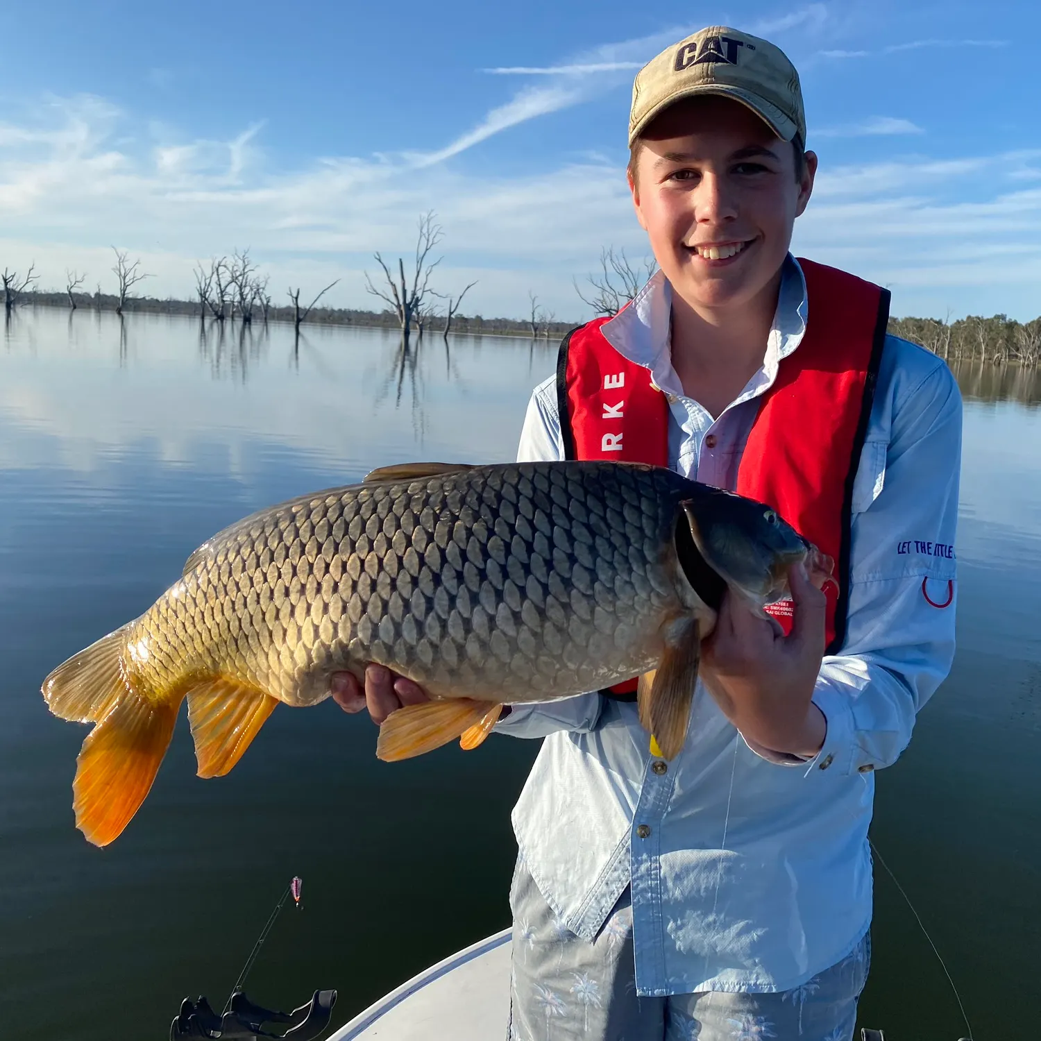 Common carp caught on Fishbrain