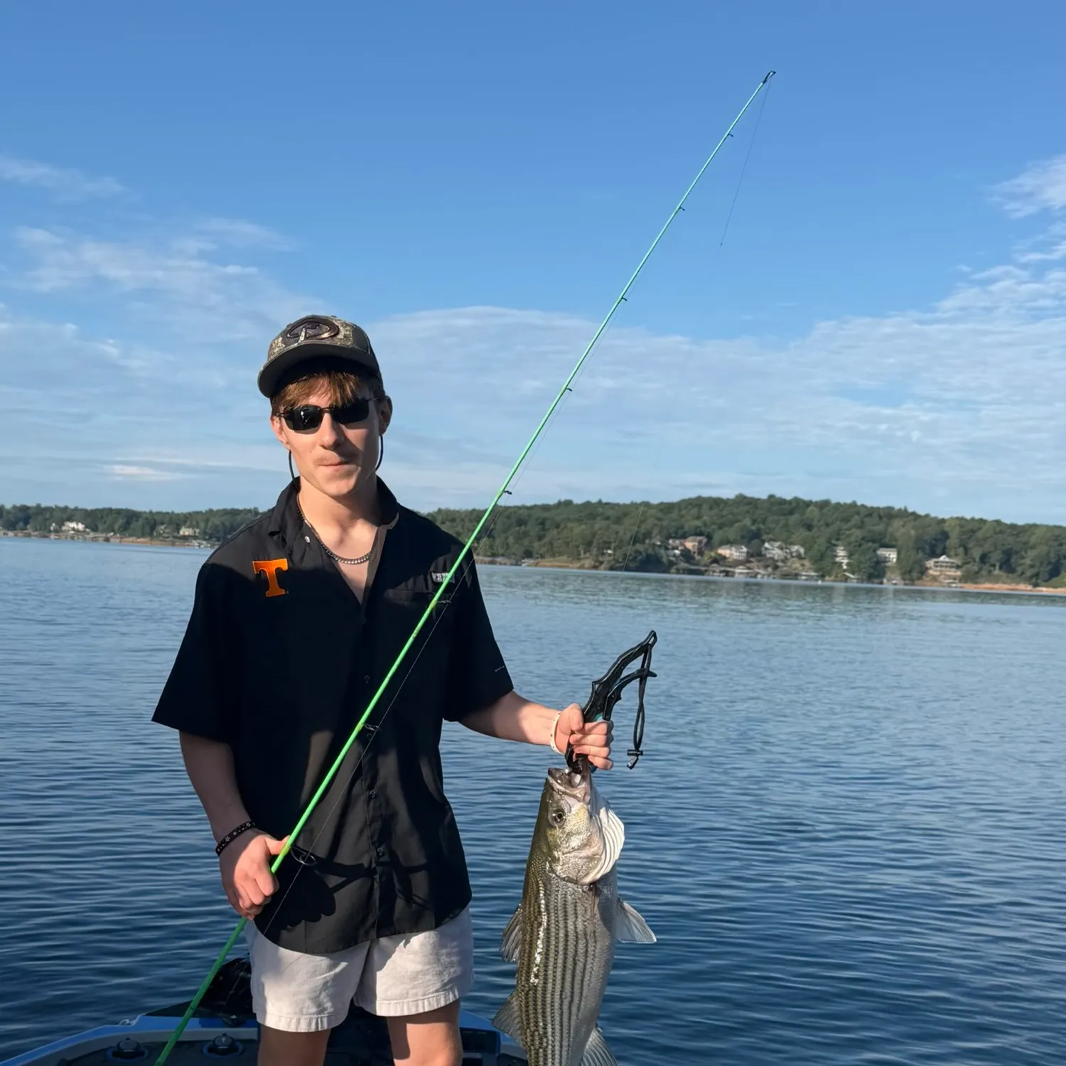 Striped bass caught on Fishbrain