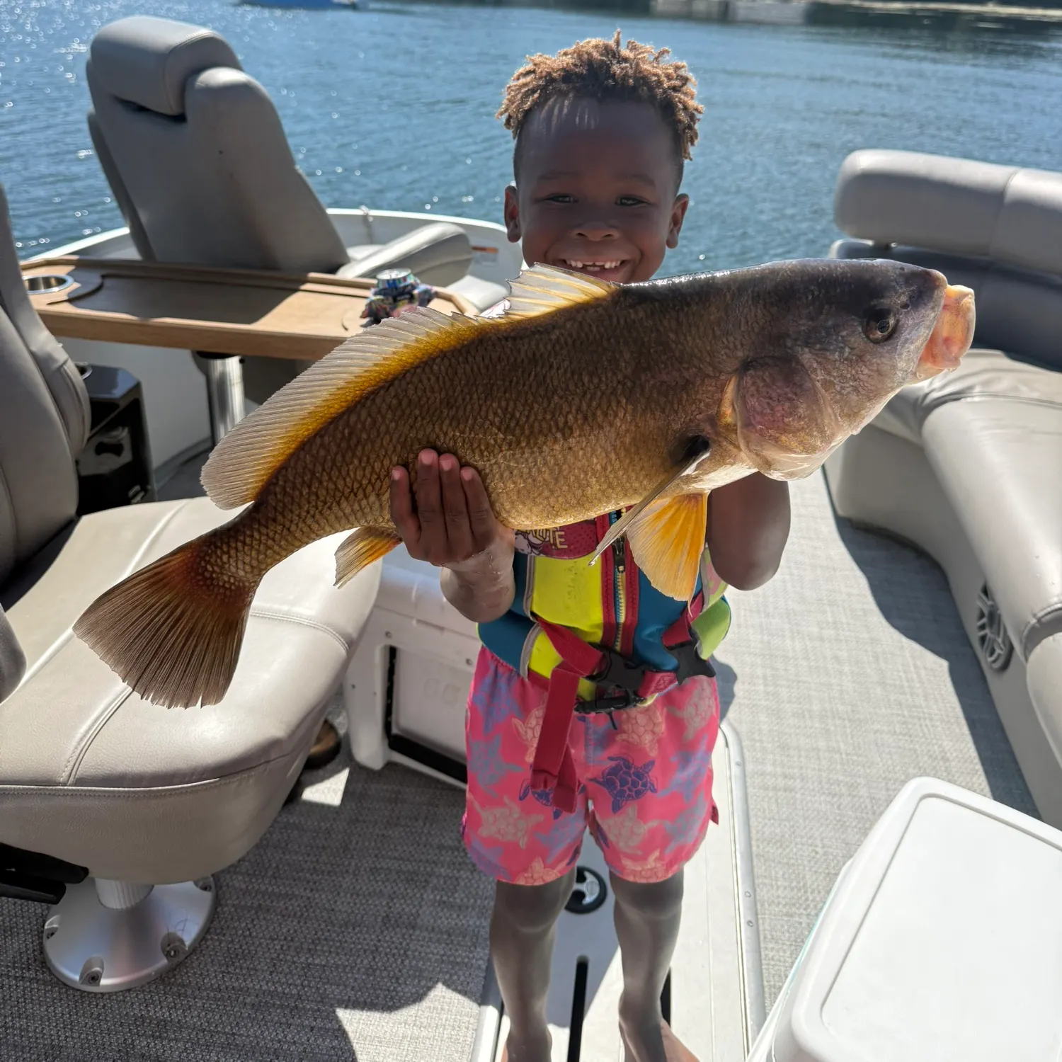 Freshwater drum caught on Fishbrain