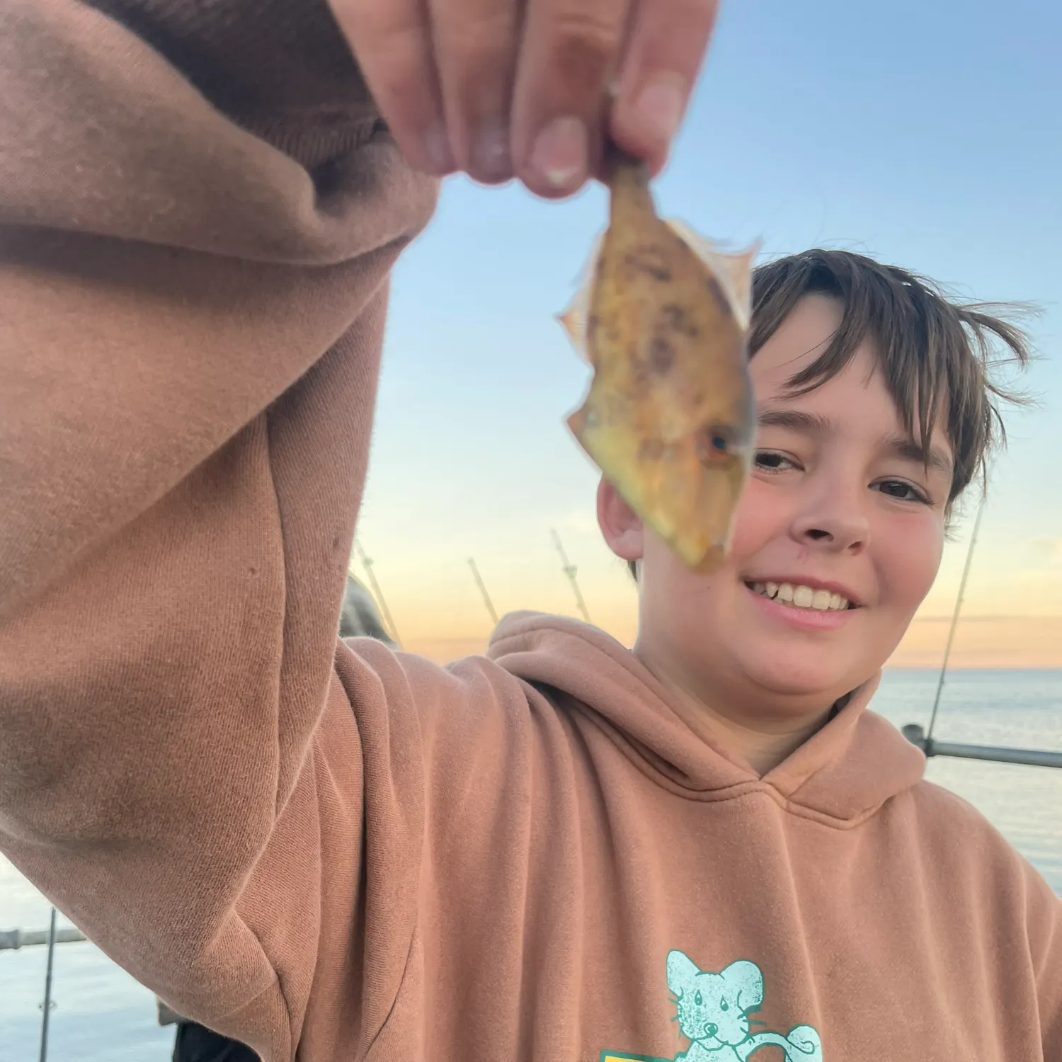 The most recent Black reef leatherjacket catches on Fishbrain