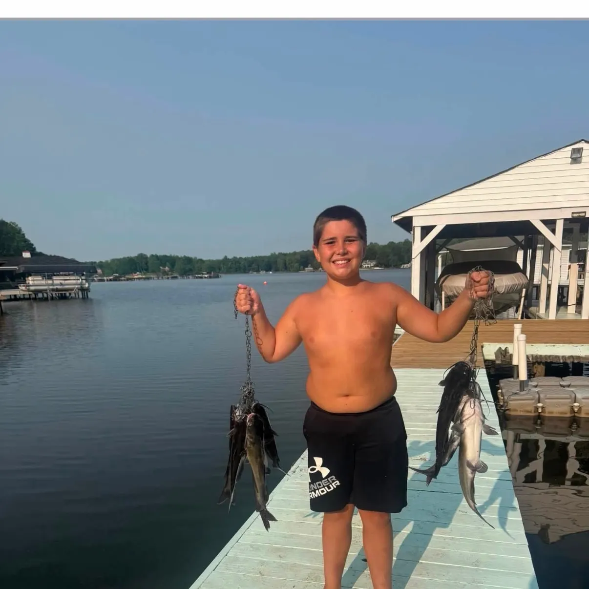 Channel catfish caught on Fishbrain