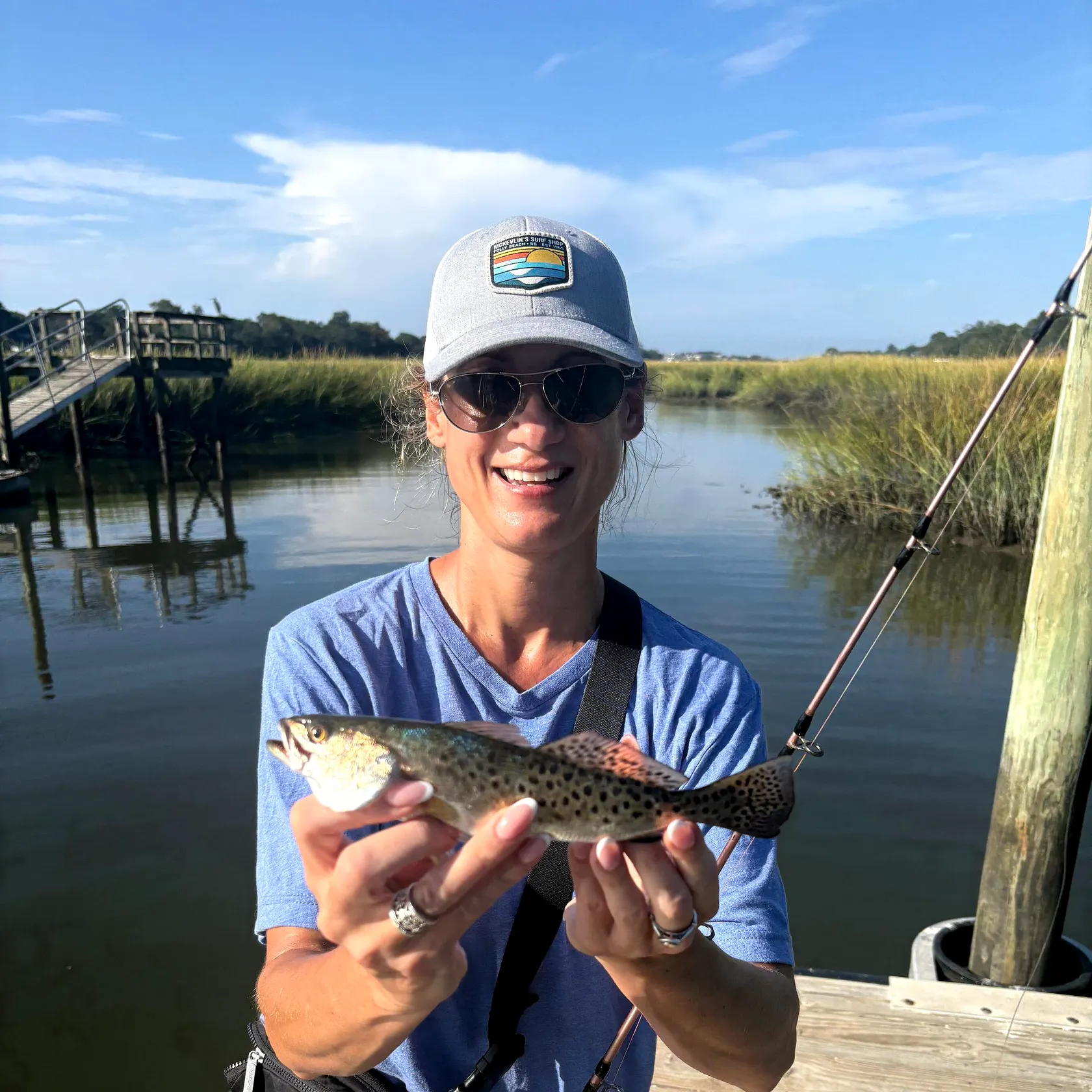 Spotted seatrout caught on Fishbrain