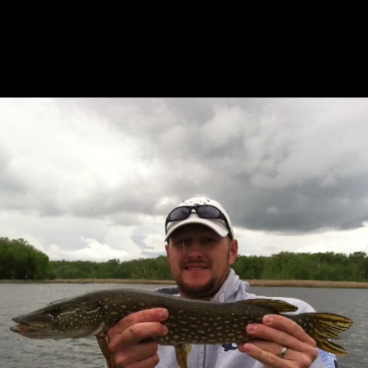 Northern pike caught on Fishbrain