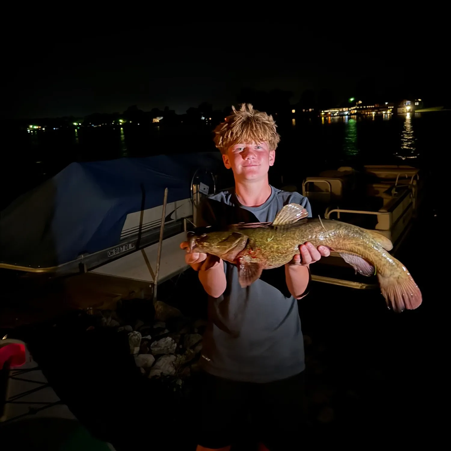Flathead catfish caught on Fishbrain
