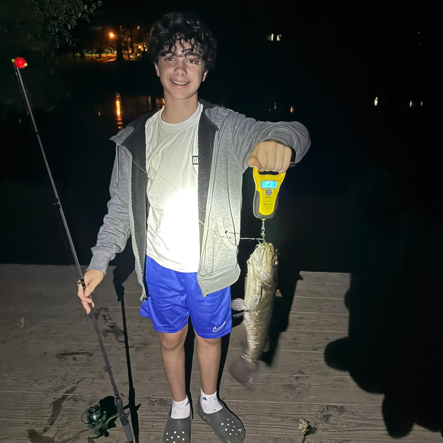 Channel catfish caught on Fishbrain