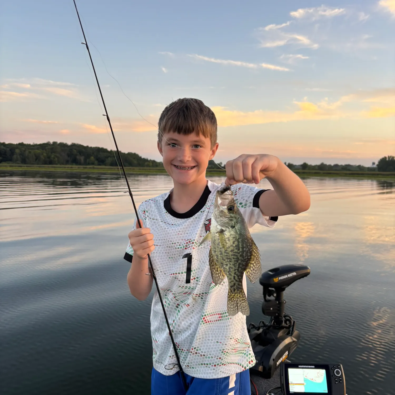 Black crappie caught on Fishbrain