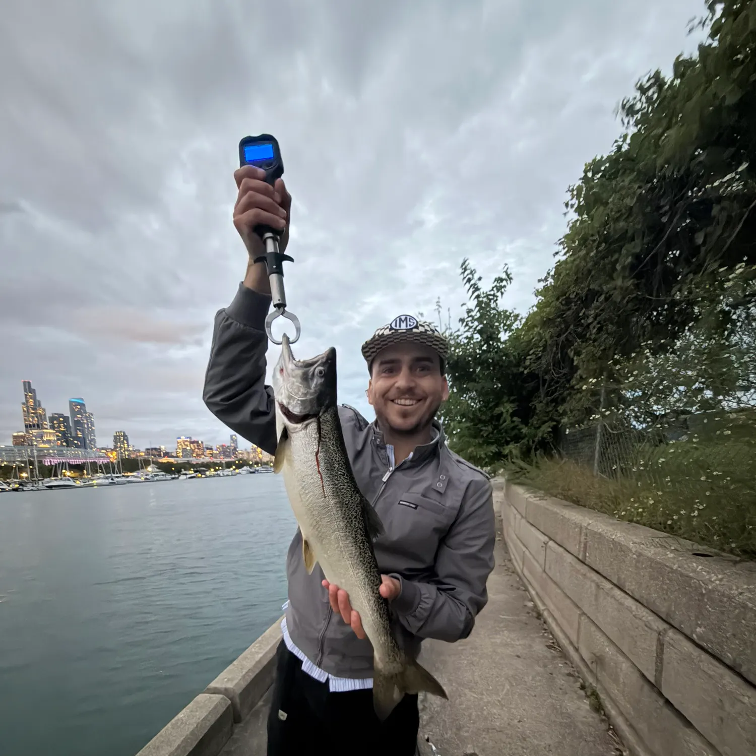 Chinook salmon caught on Fishbrain