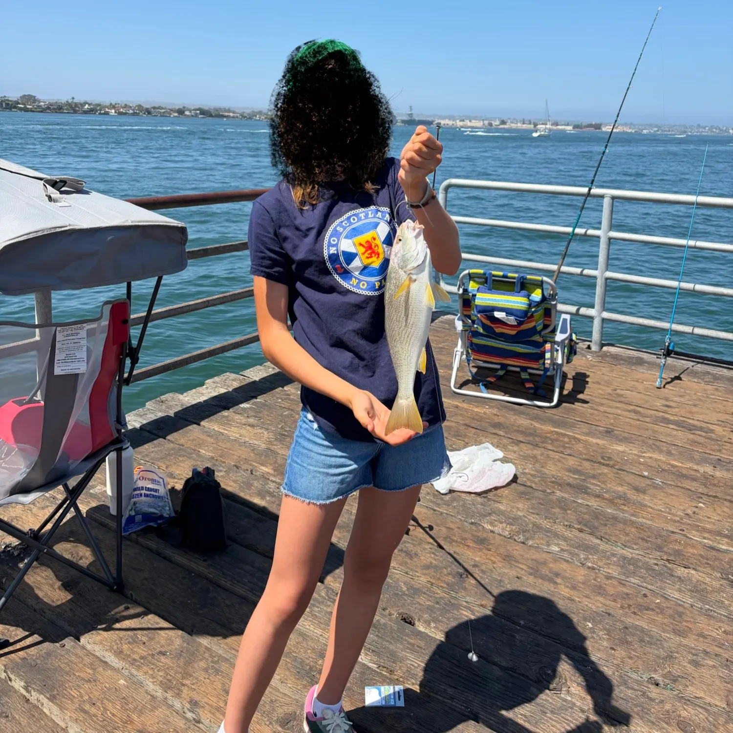 Yellowfin croaker caught on Fishbrain