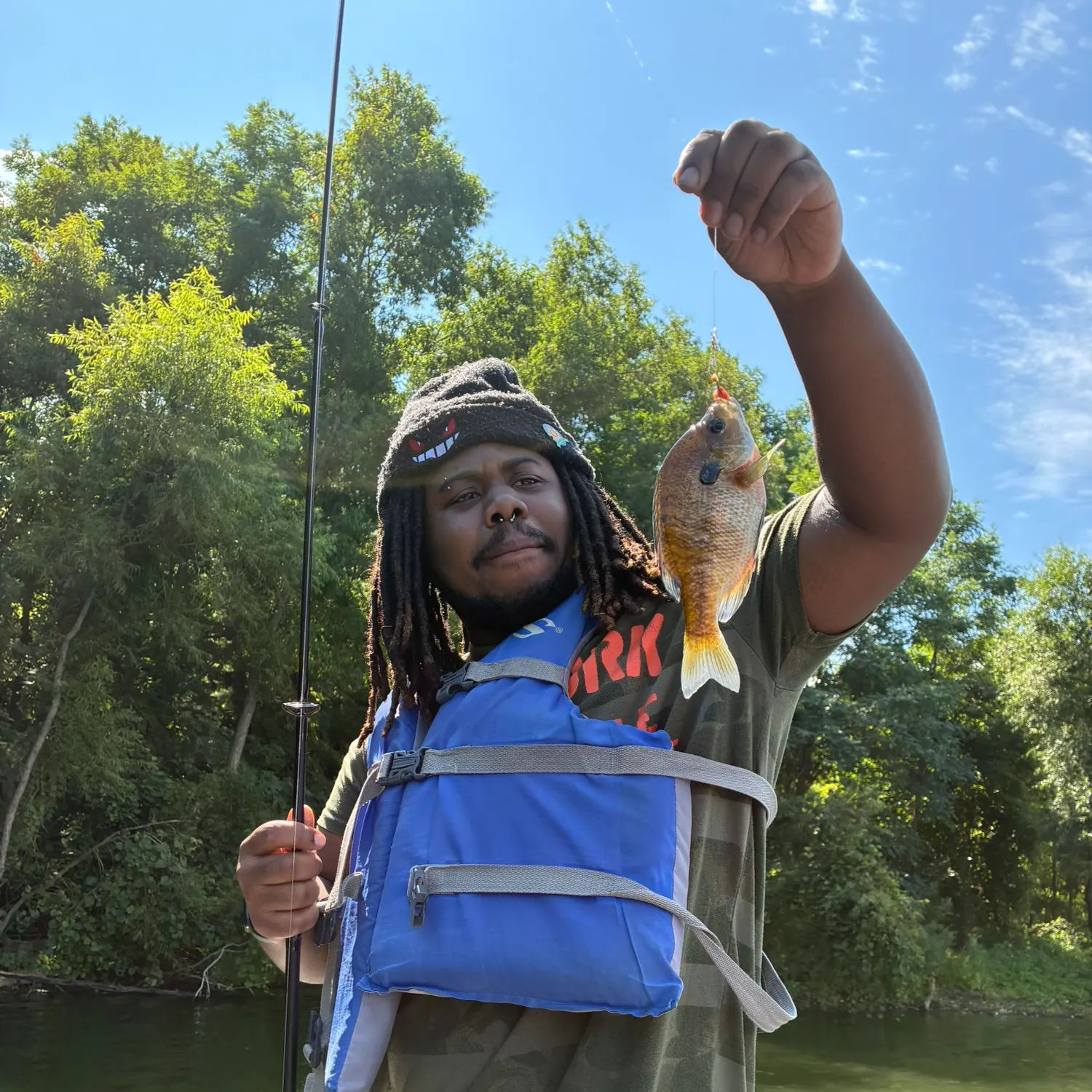 Bluegill caught on Fishbrain